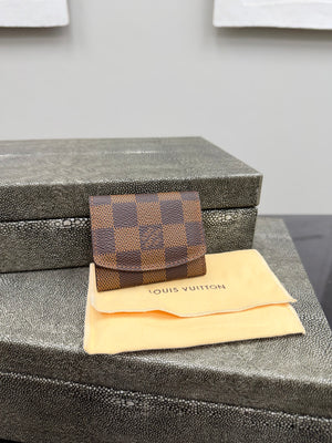 LIKE NEW - Louis Vuitton Damier Ebene Cufflink Case