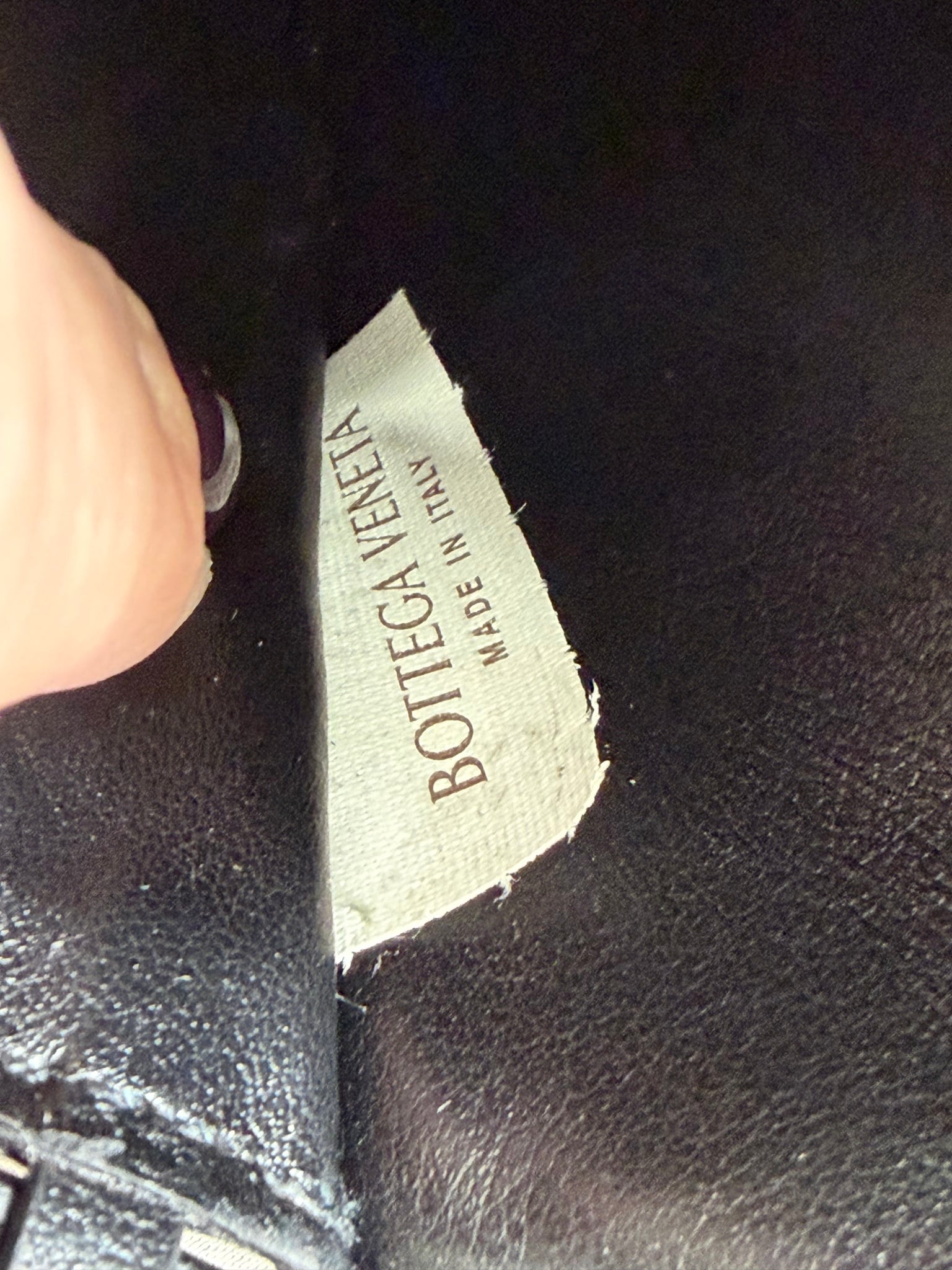 Bottega Veneta Black Intrecciato Mini Wallet On Strap