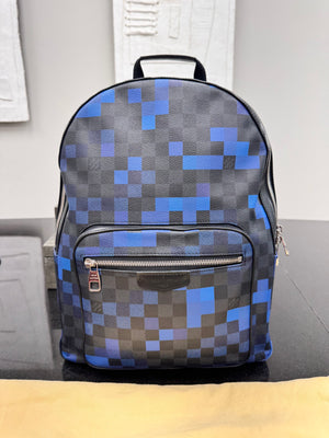 Louis Vuitton Damier Graphite Blue Pixel Josh Backpack