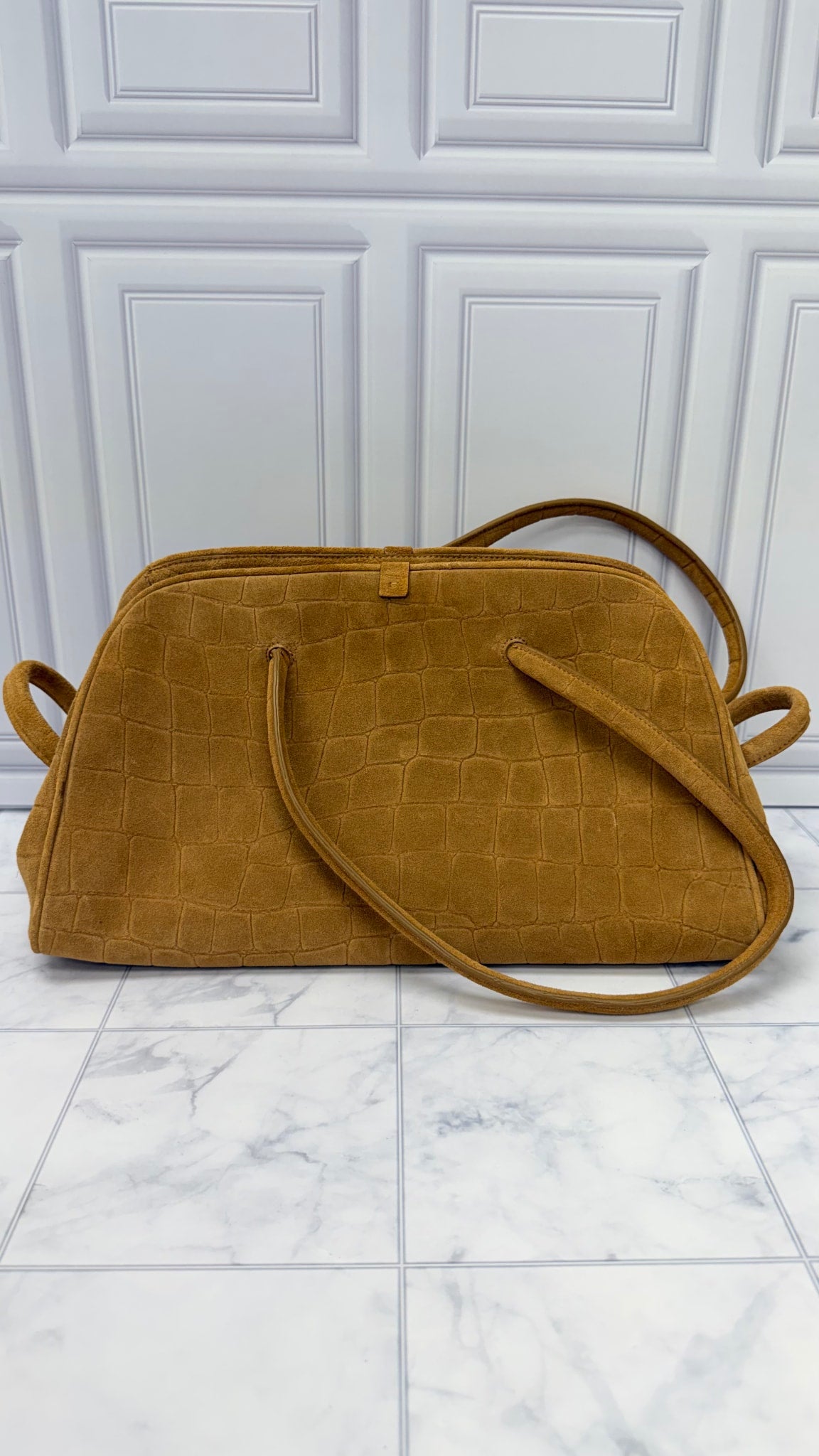 BRAND NEW - Jacquemus Camel Suede Leather Le Turismo Shoulder Bag