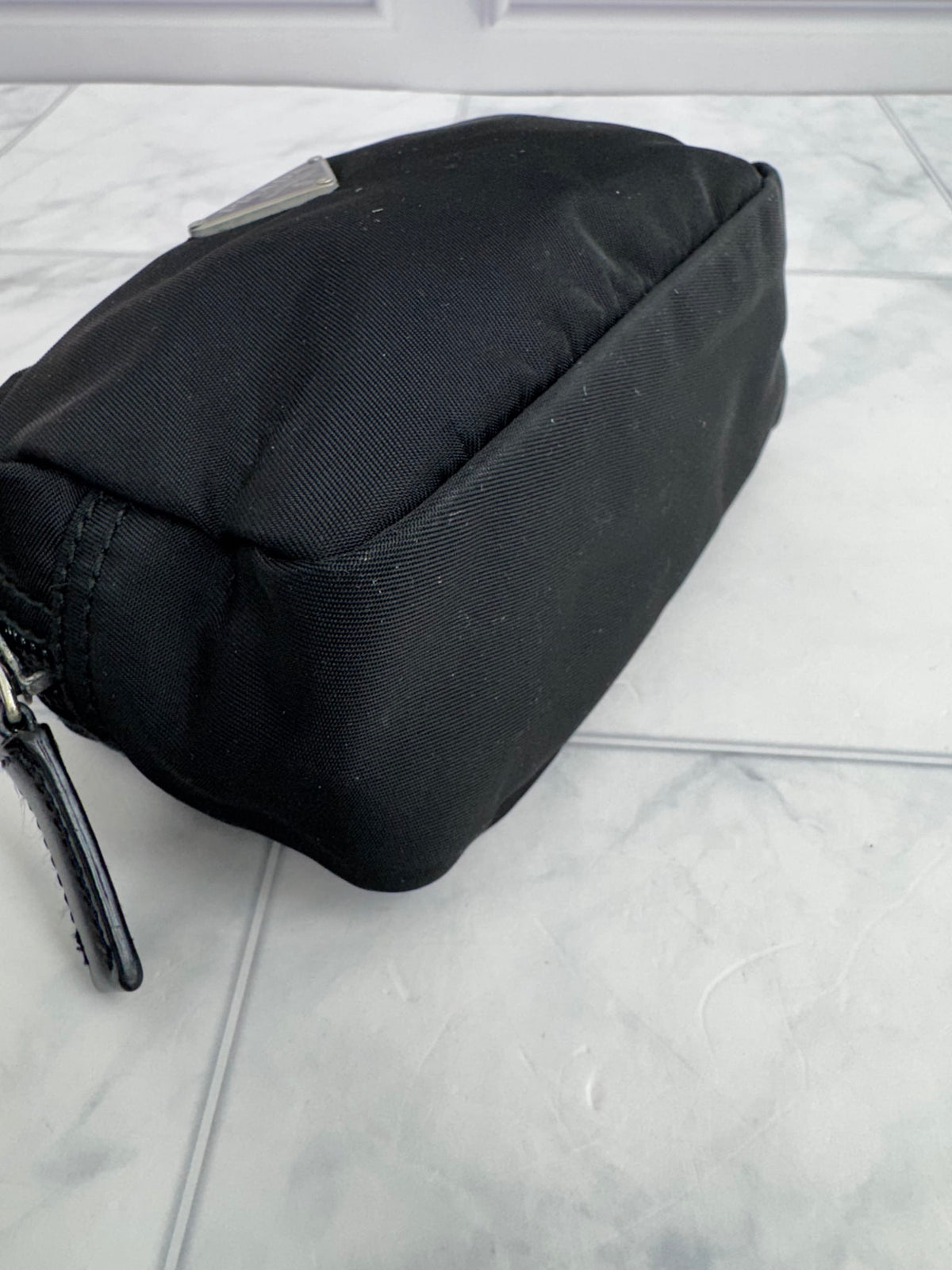 Prada Black Nylon Cosmetic Pouch