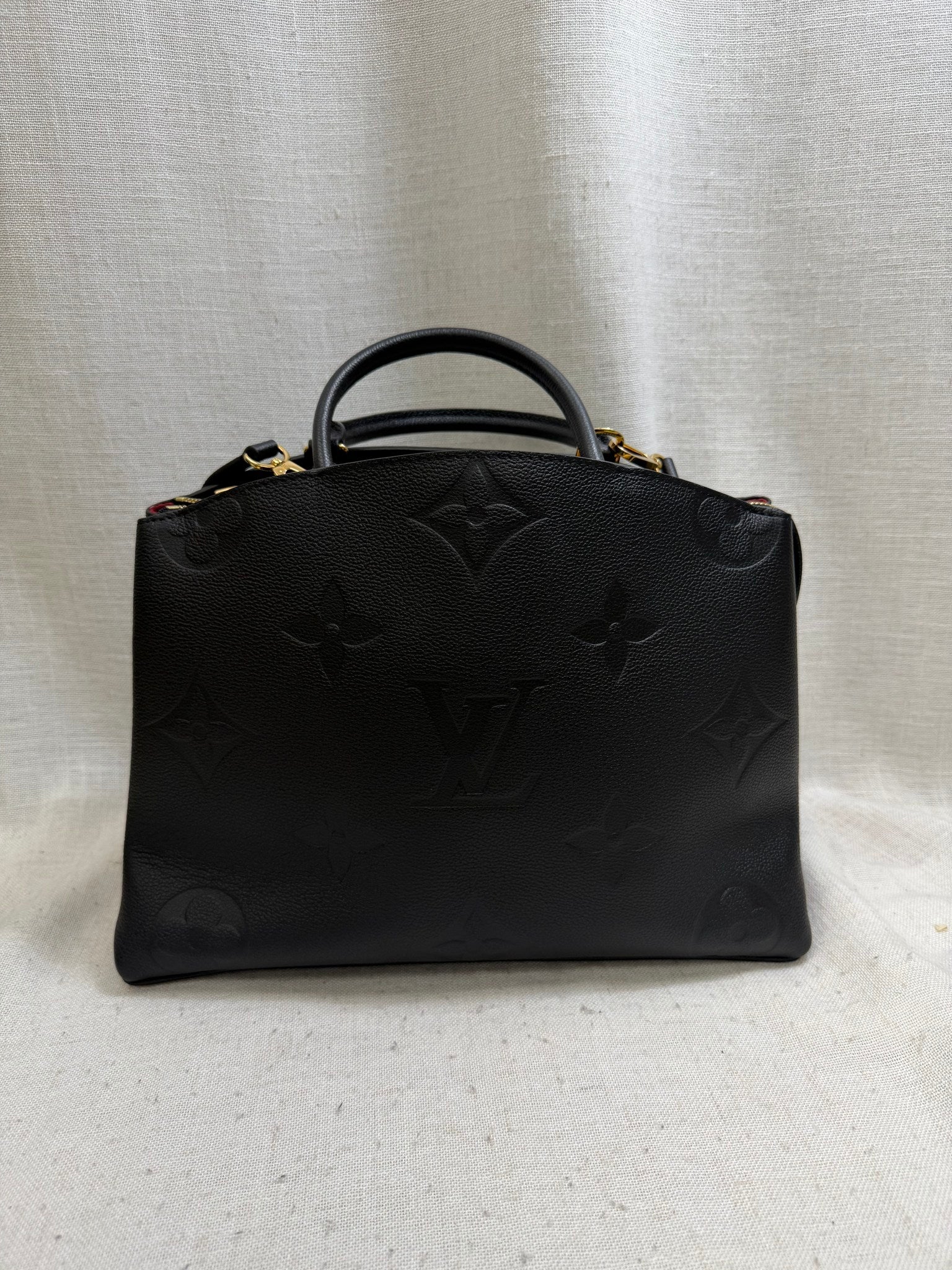 Louis Vuitton Black Monogram Empreinte leather Grand Palais Handbag 