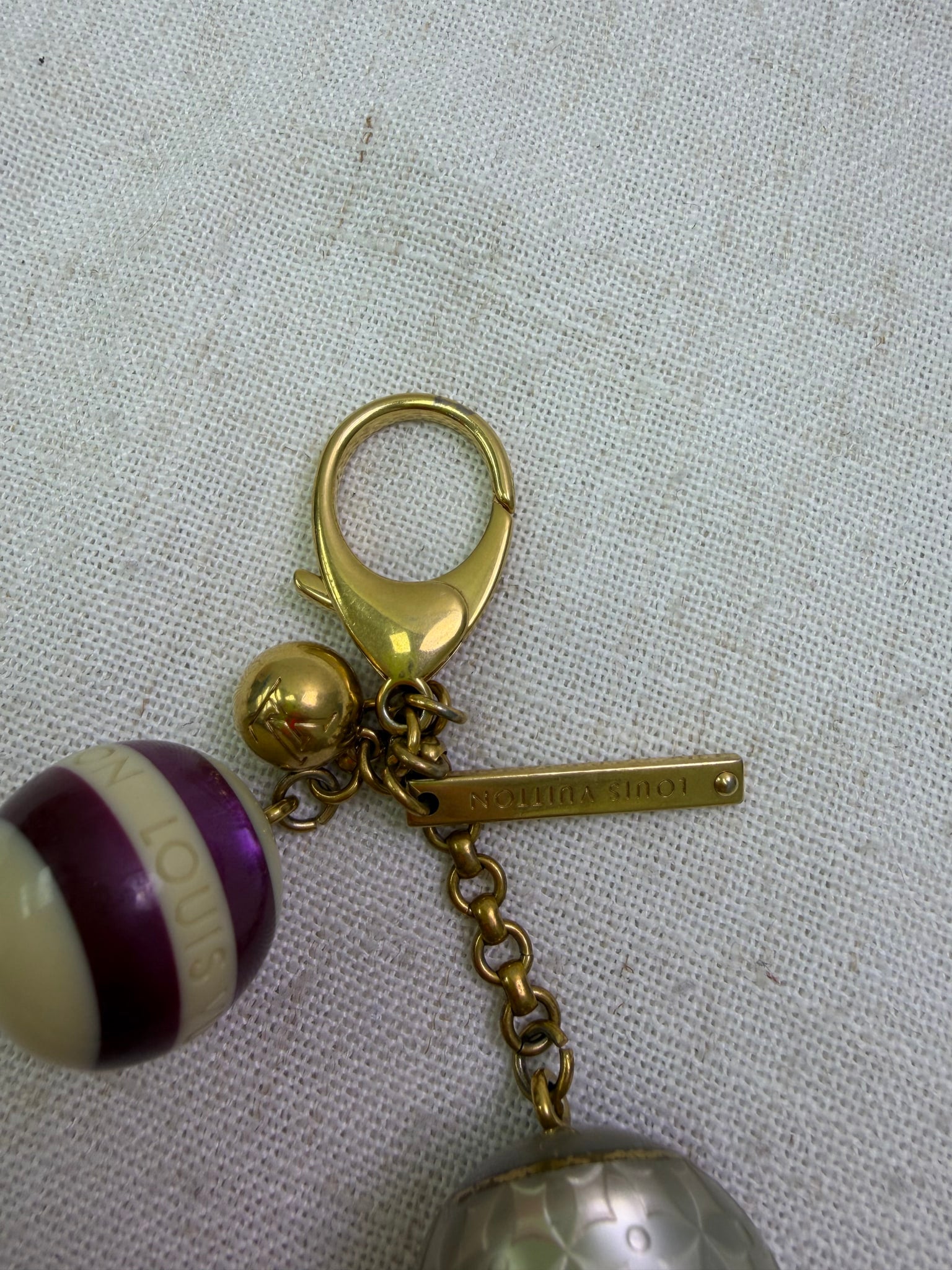 Louis Vuitton Mini Lin Croisette Bag Charm