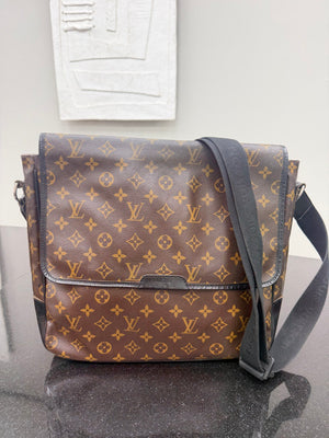 Louis Vuitton Monogram Bass MM Messenger Bag