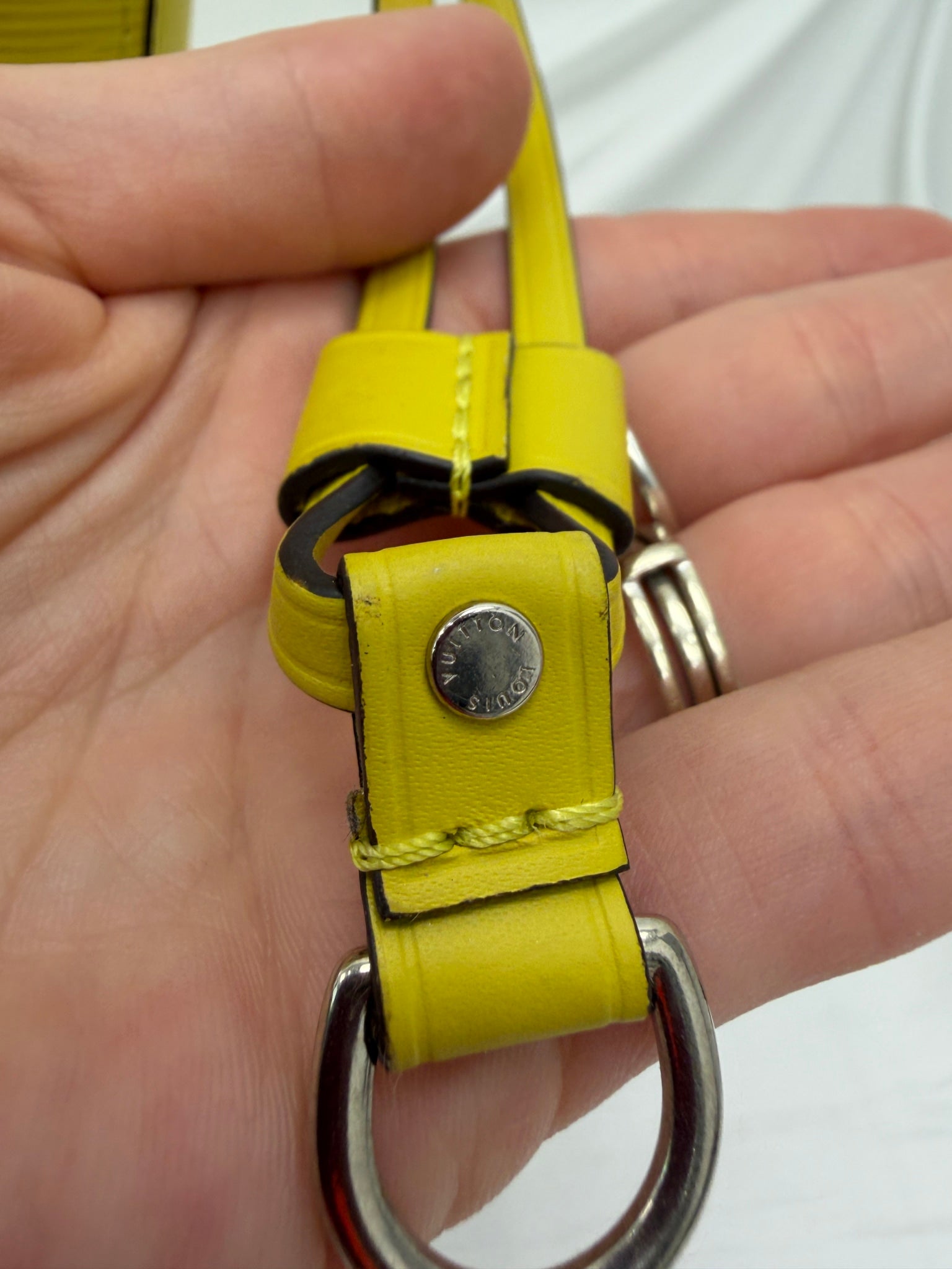 Louis Vuitton Yellow Epi Neverfull MM 