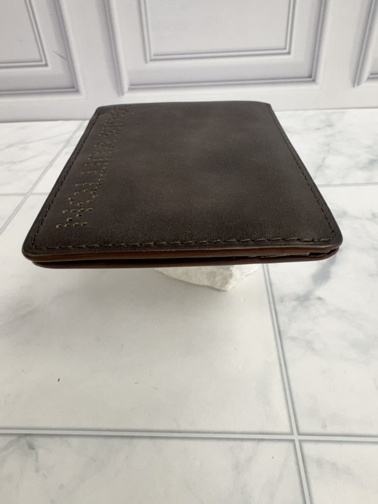 Louis Vuitton Brown Leather Perforated Bifold Wallet