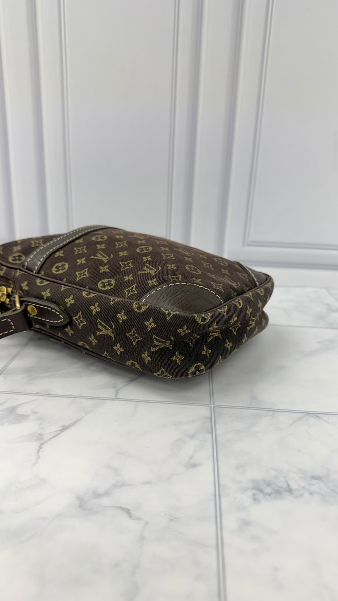 Louis Vuitton Brown Monogram Mini Lin Danube Crossbody Bag