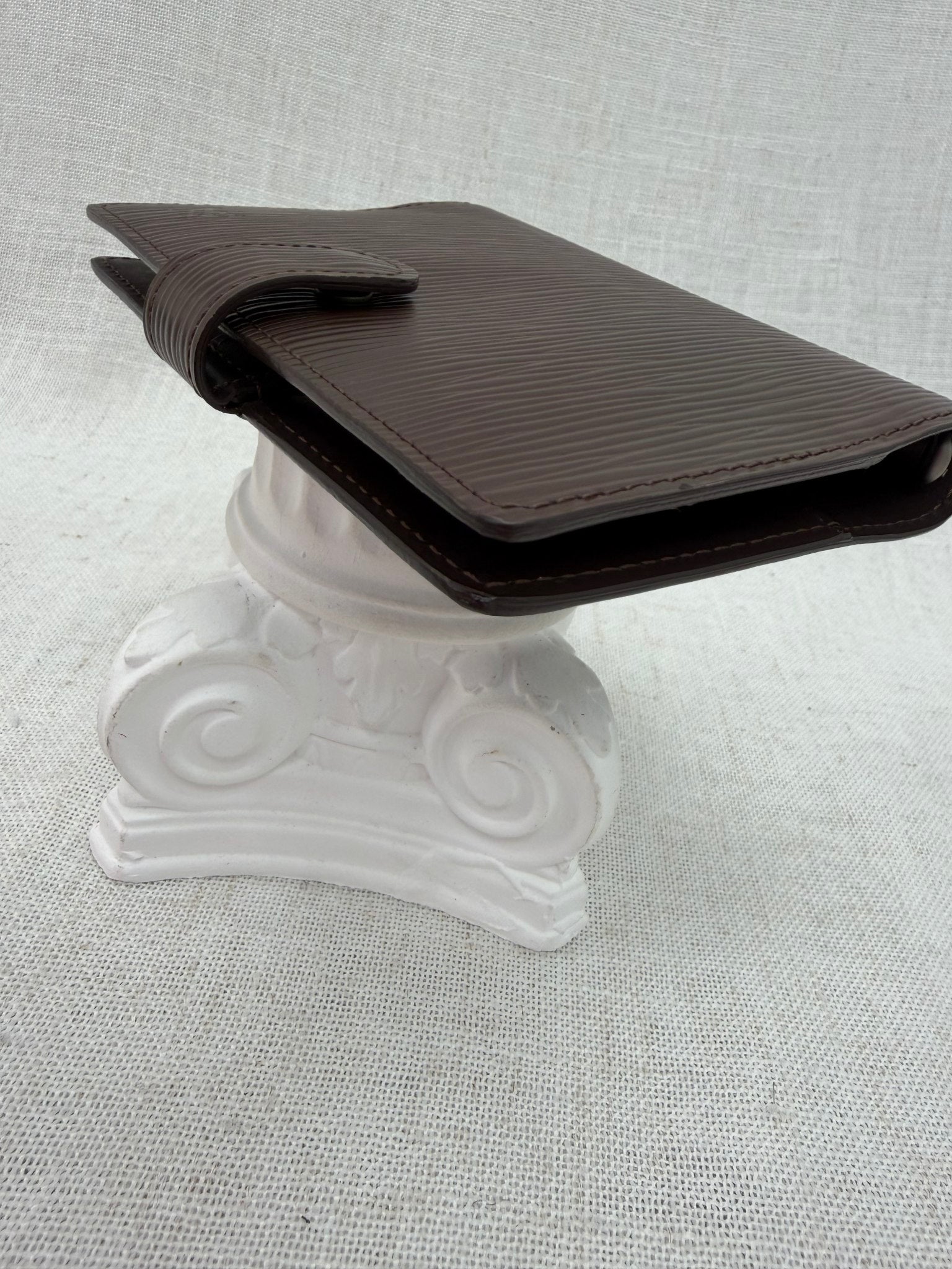 Louis Vuitton Brown Epi Leather Passport Agenda PM