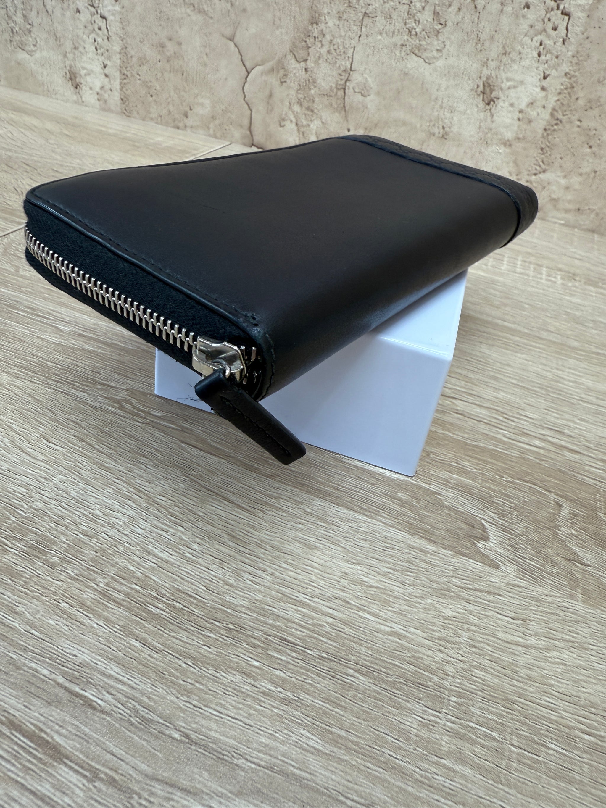 Gucci Black Microguccissima Leather Long Wallet