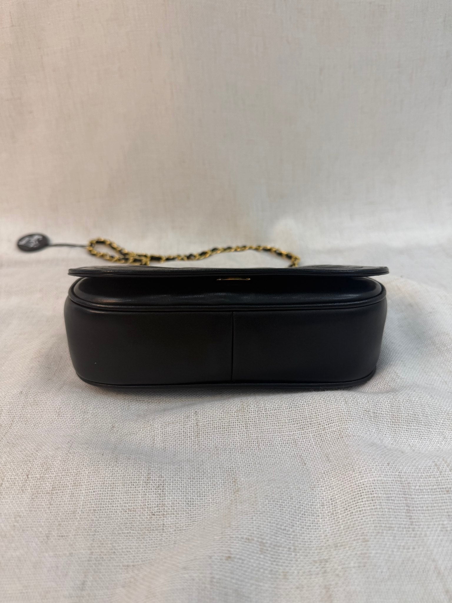 Chanel Black Lambskin Timeless CC Flap Bag