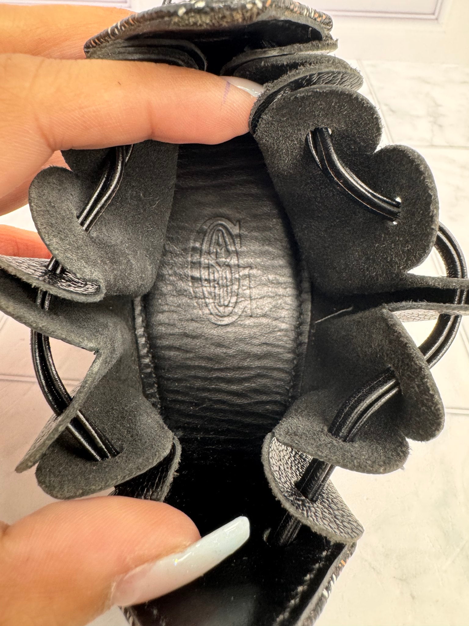 Goyard Black Goyardine Coated Canvas Coin Pouch