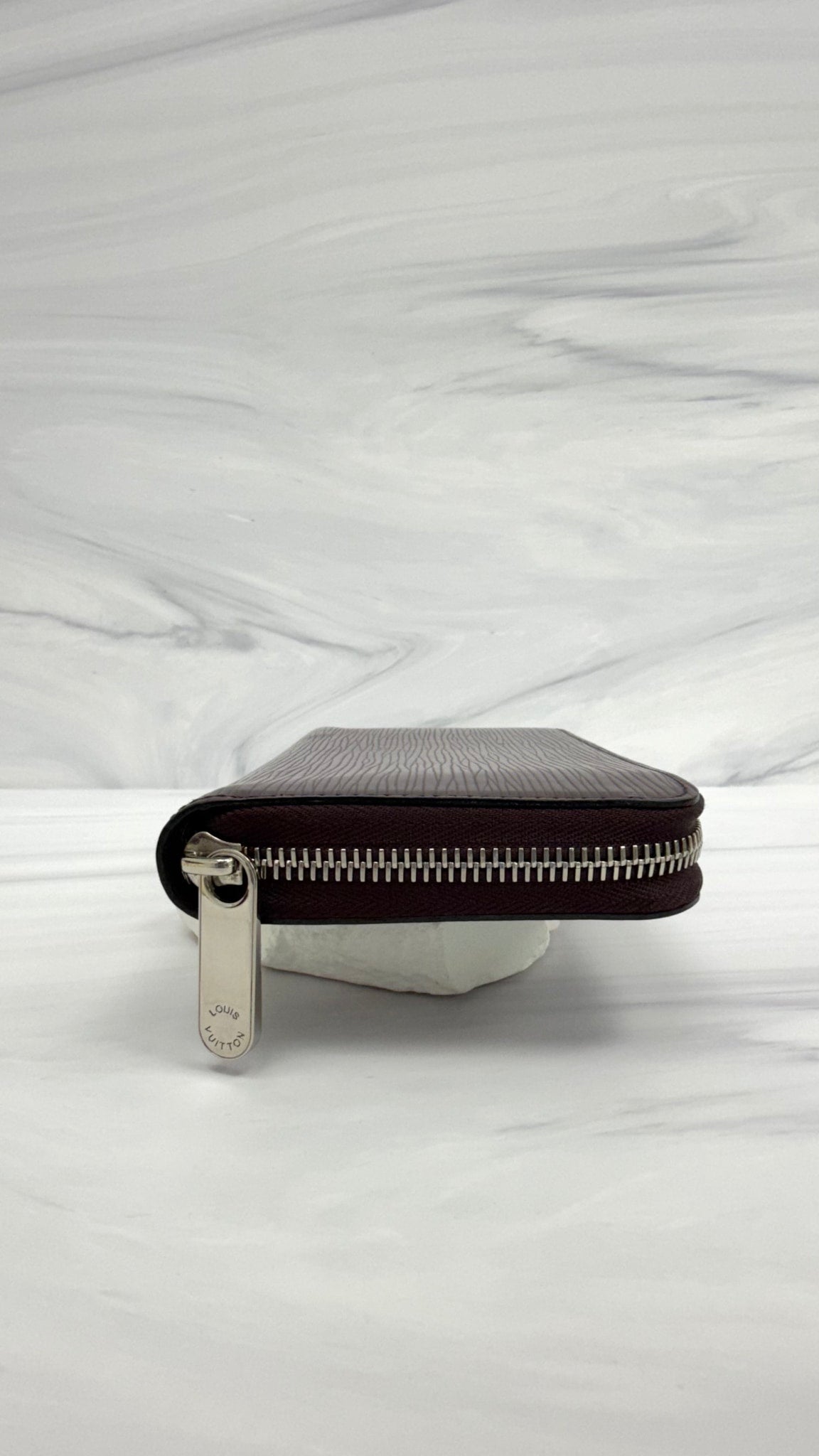 Louis Vuitton Wine Epi Leather Long Zippy Wallet