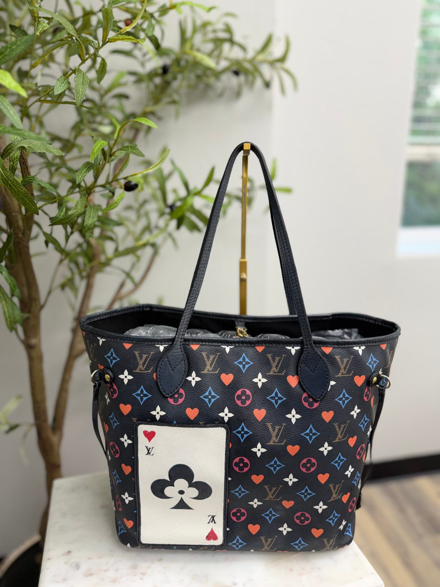 Louis Vuitton Black Monogram Game On NeverFull MM Tote Bag 