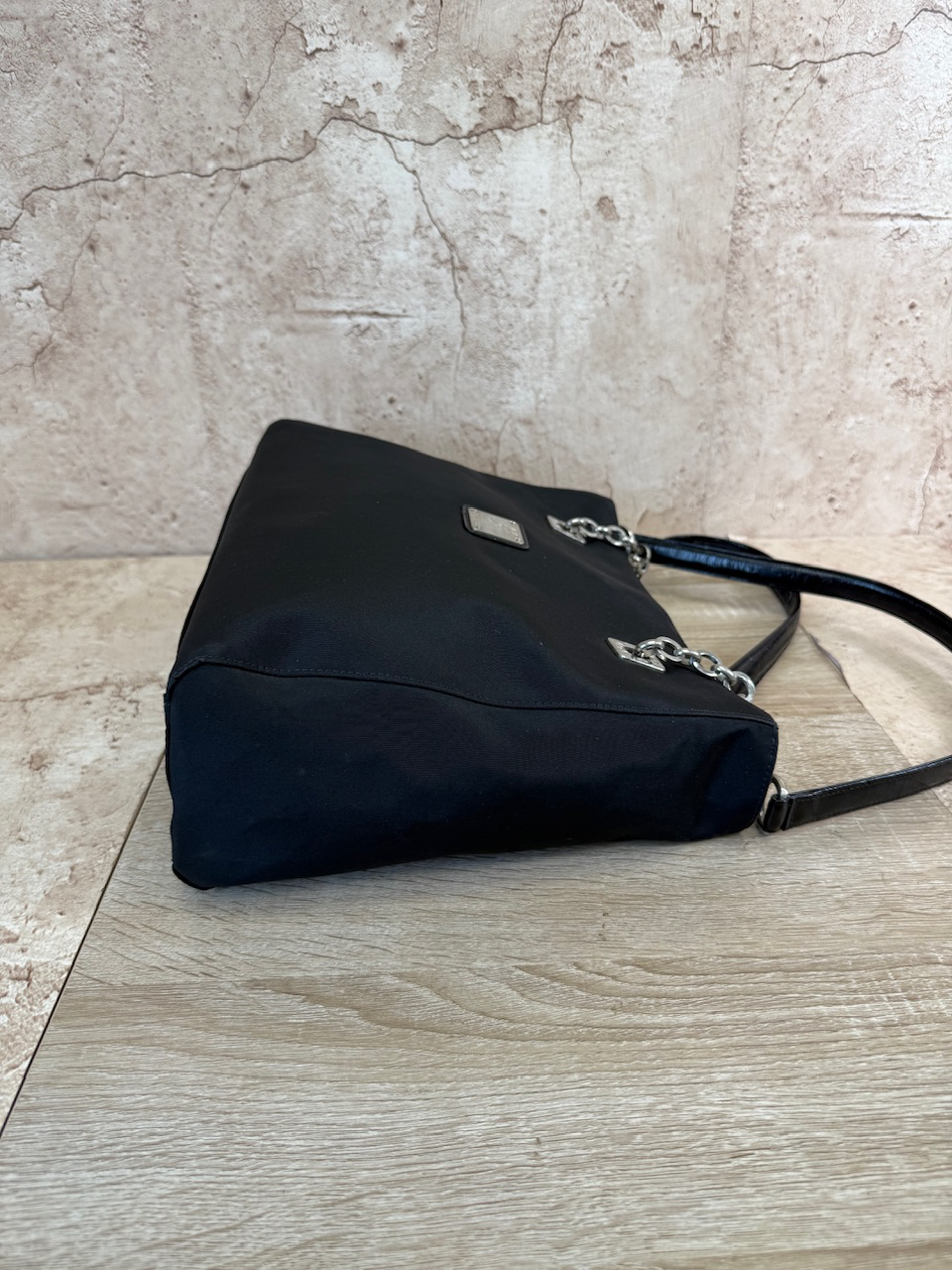 MCM Black Nylon Shoulder Bag