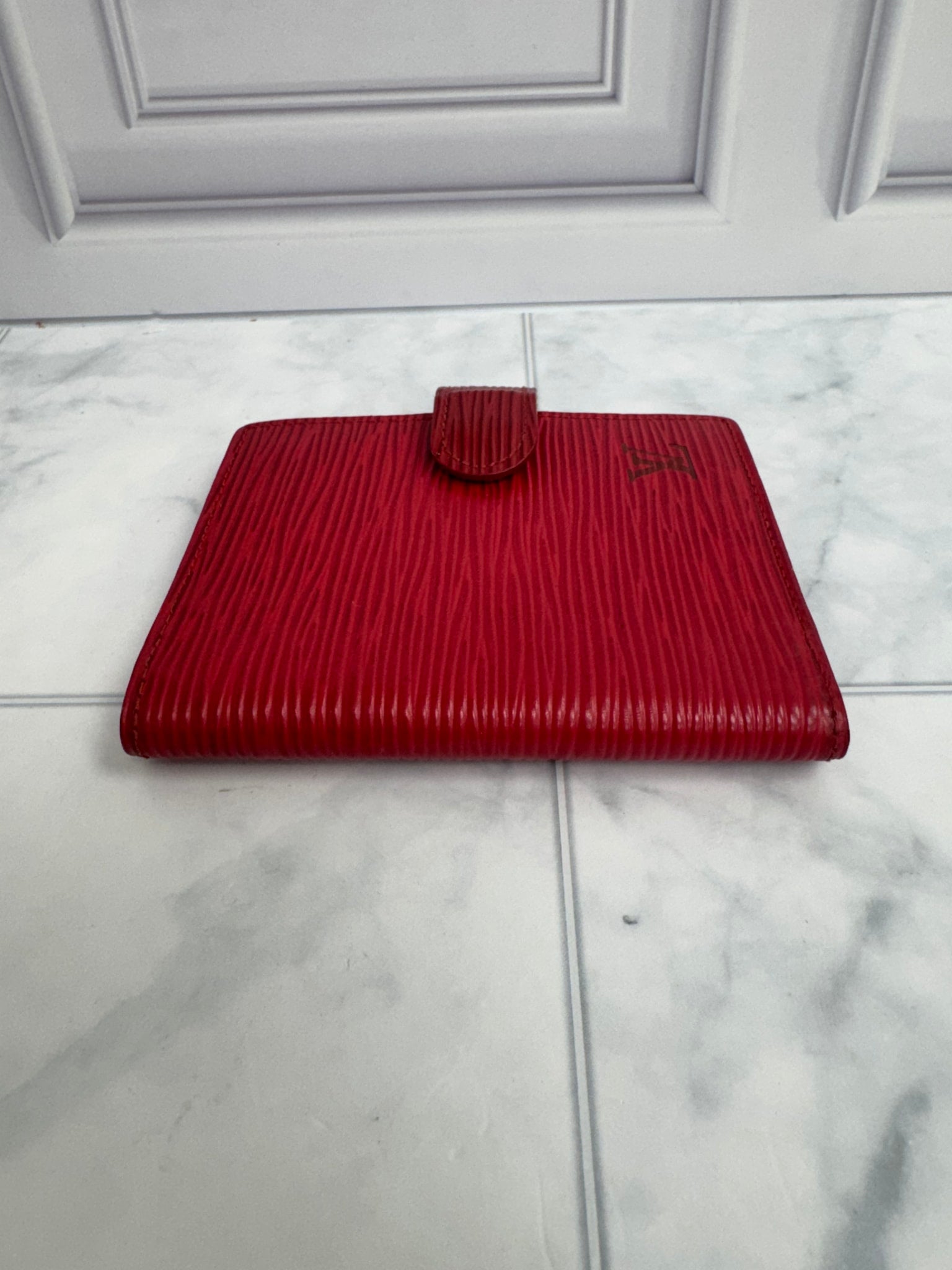 Louis Vuitton Red Epi Mini Agenda 