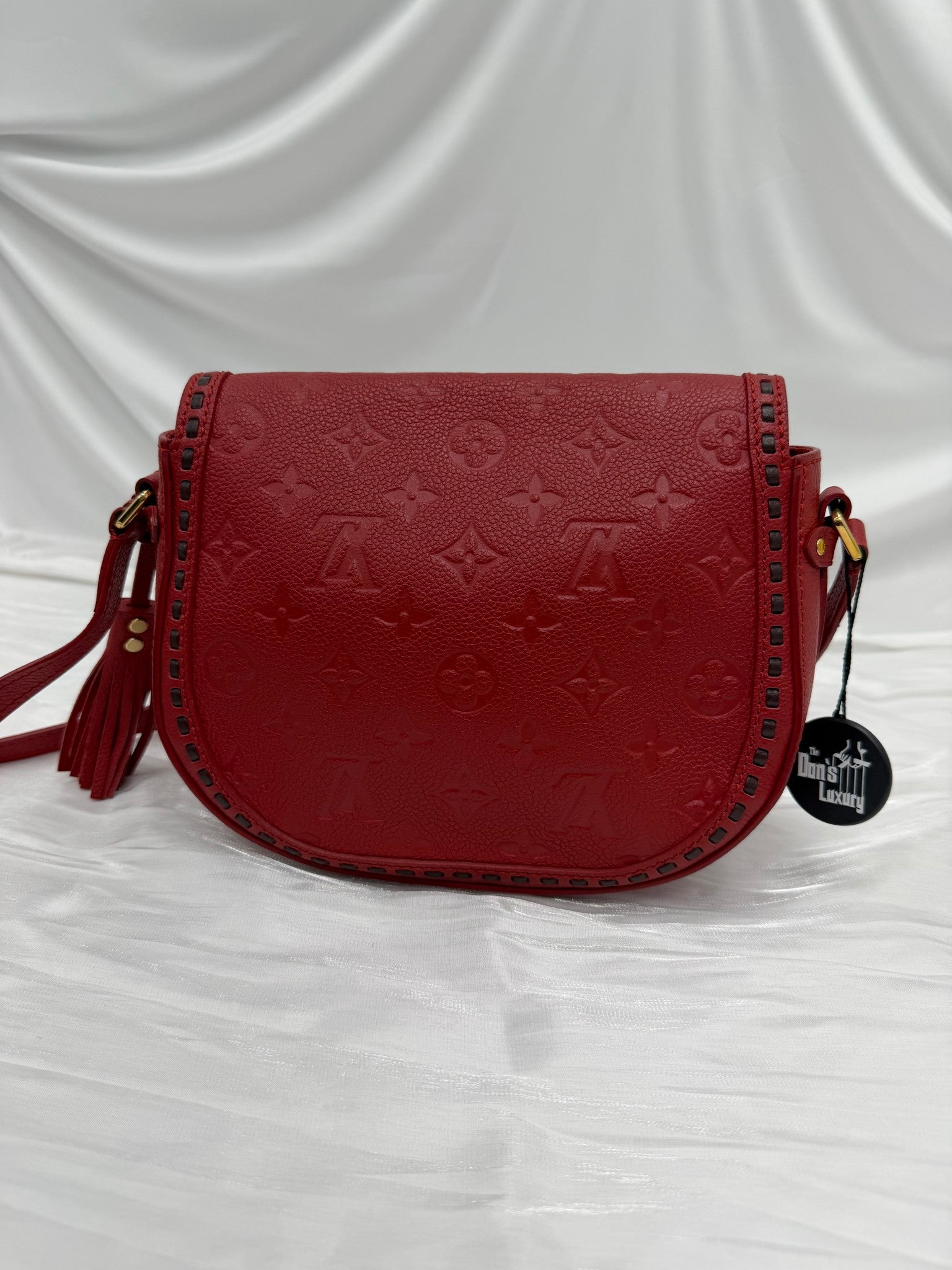 Louis Vuitton Red Empreinte Junot Crossbody