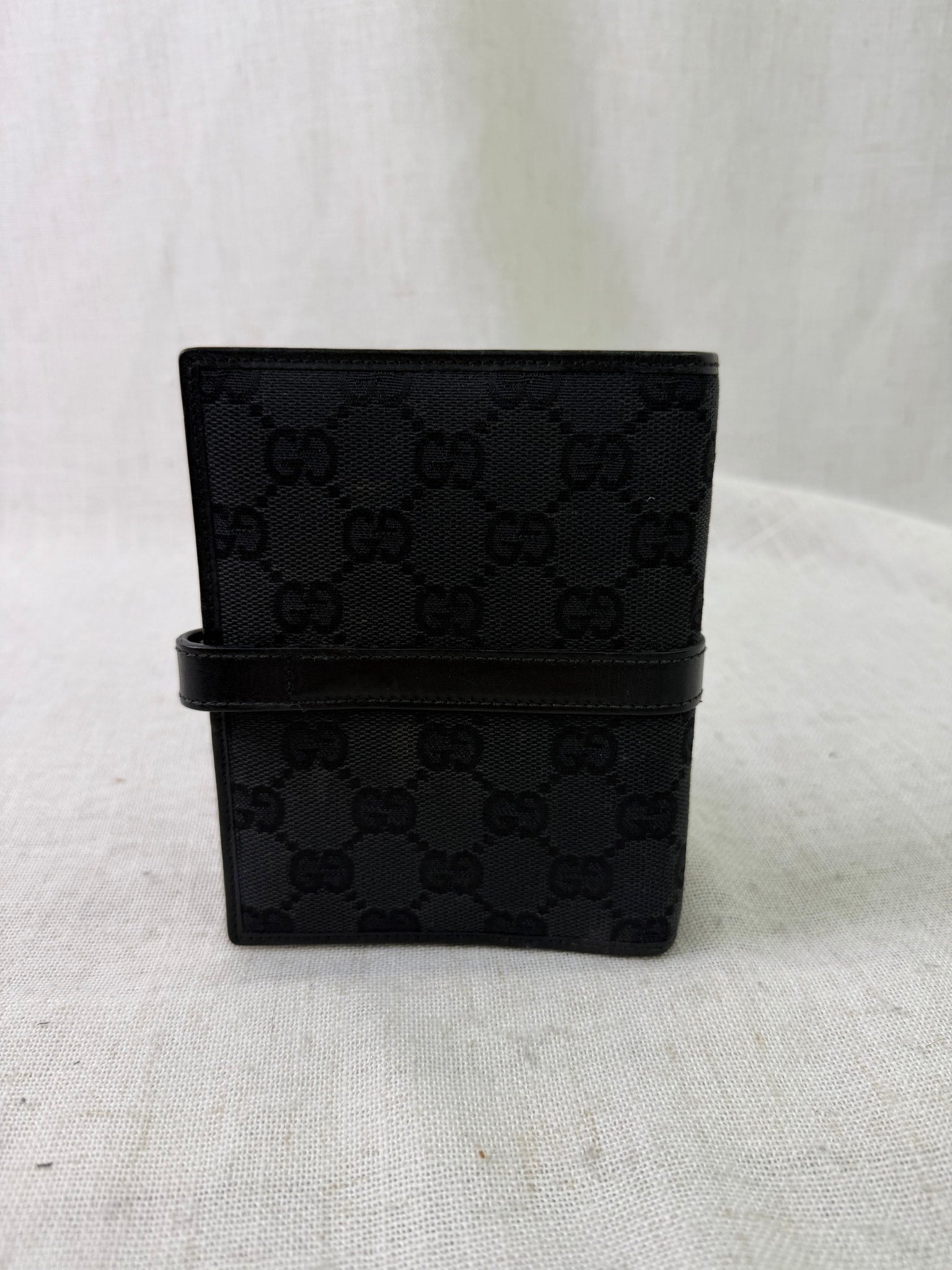 Gucci Black Canvas Jackie Agenda