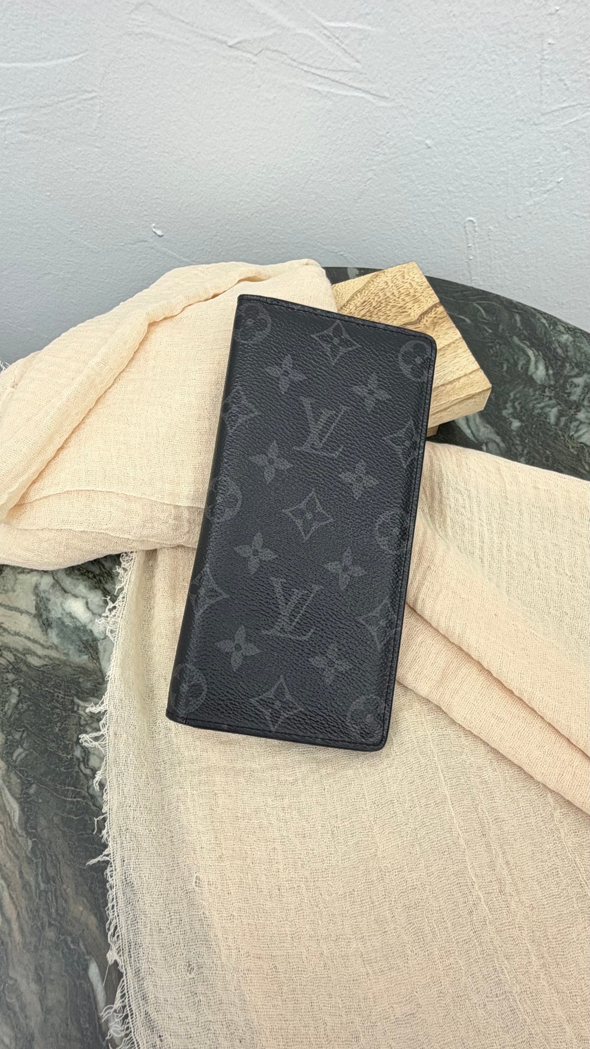 Louis Vuitton Monogram Eclipse Long Bifold Wallet