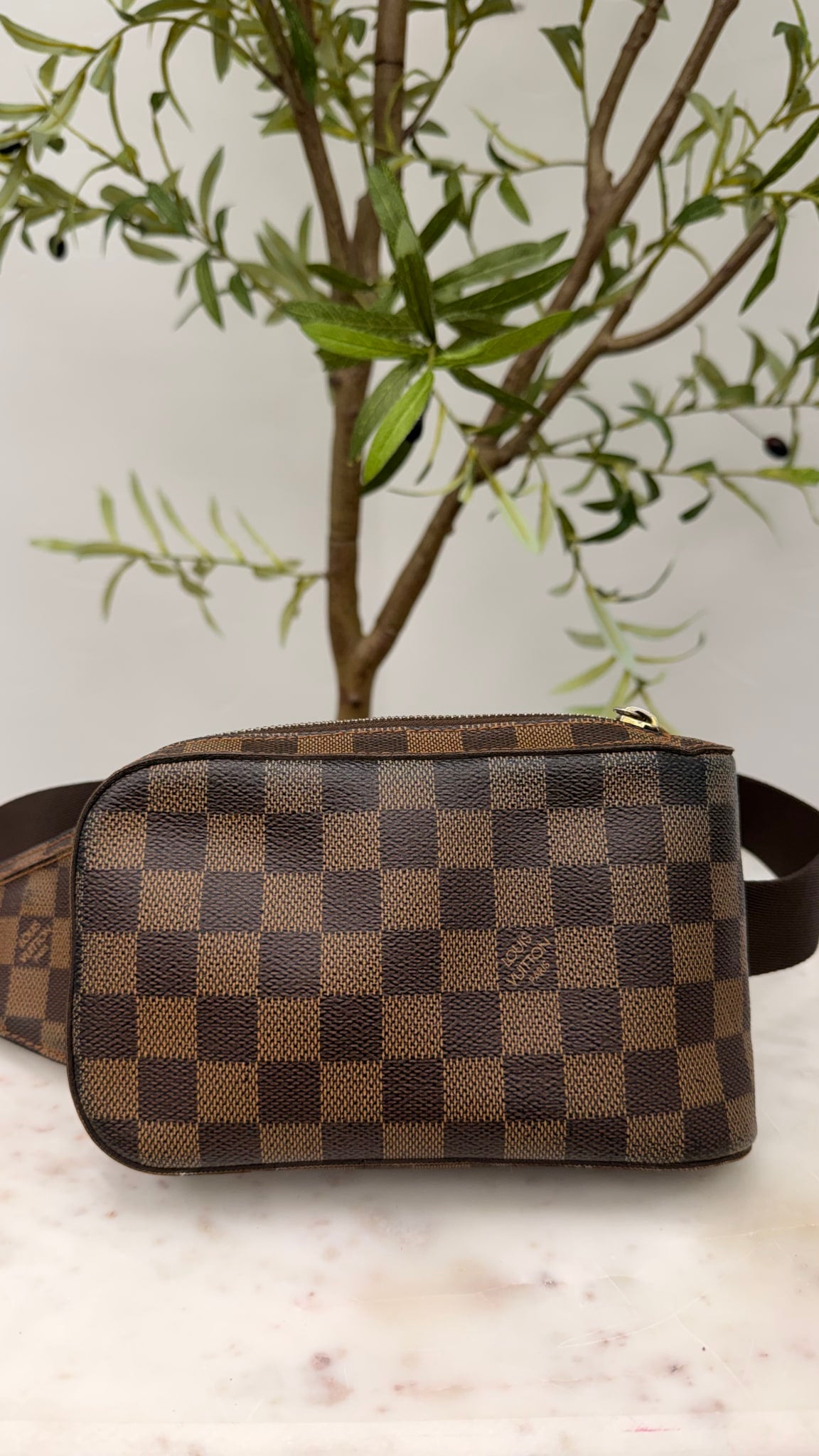 Louis Vuitton Damier Ebene Geronimos Belt Bag