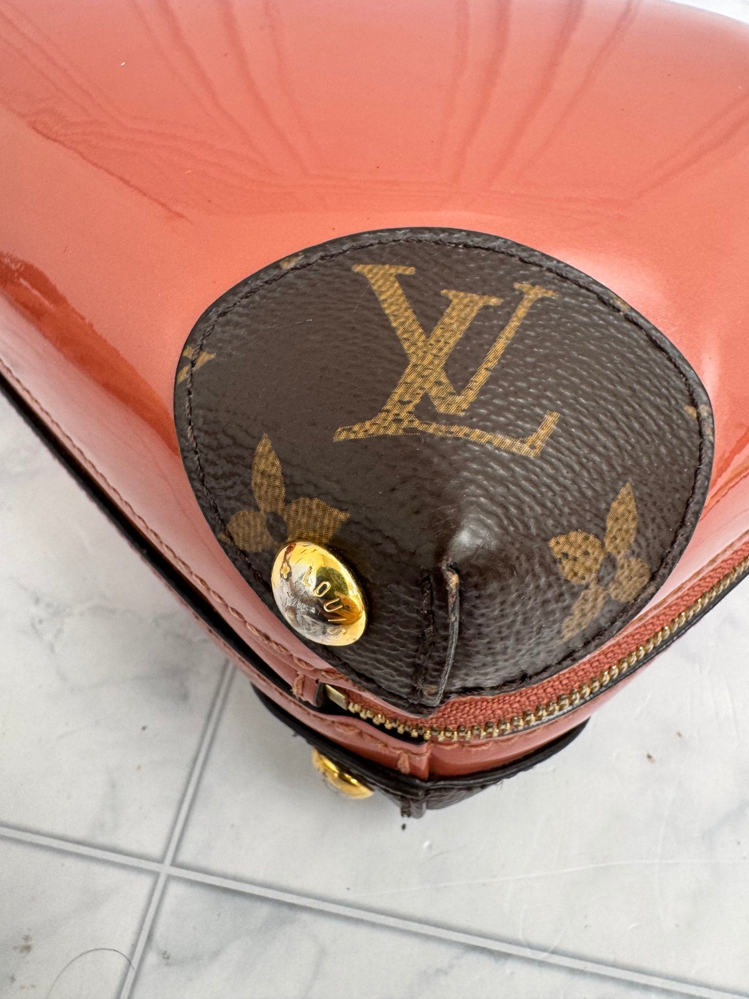 Louis Vuitton Coral Vernis Miroir Venice Bag