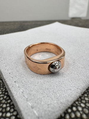 Louis Vuitton Rose Gold Nanogram Ring