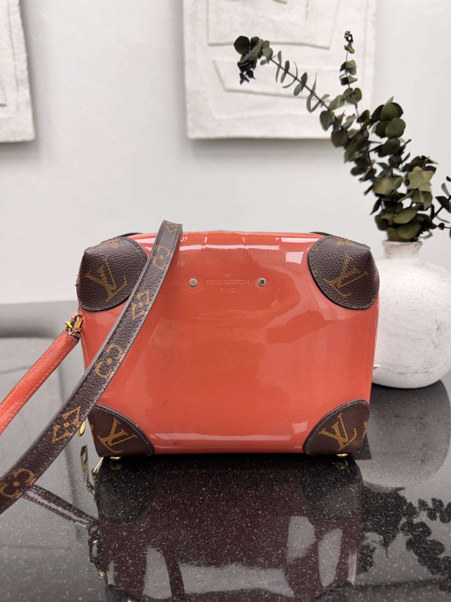Louis Vuitton Coral Vernis Miroir Venice Bag