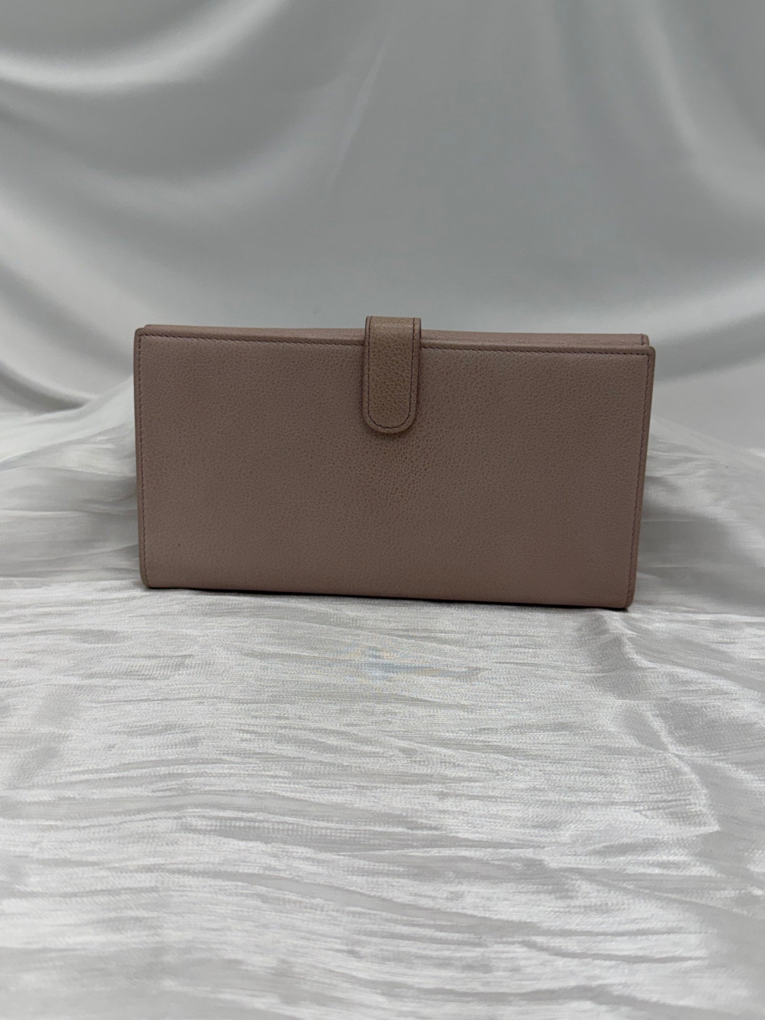 Chanel Pink Lambskin Camellia Long Wallet