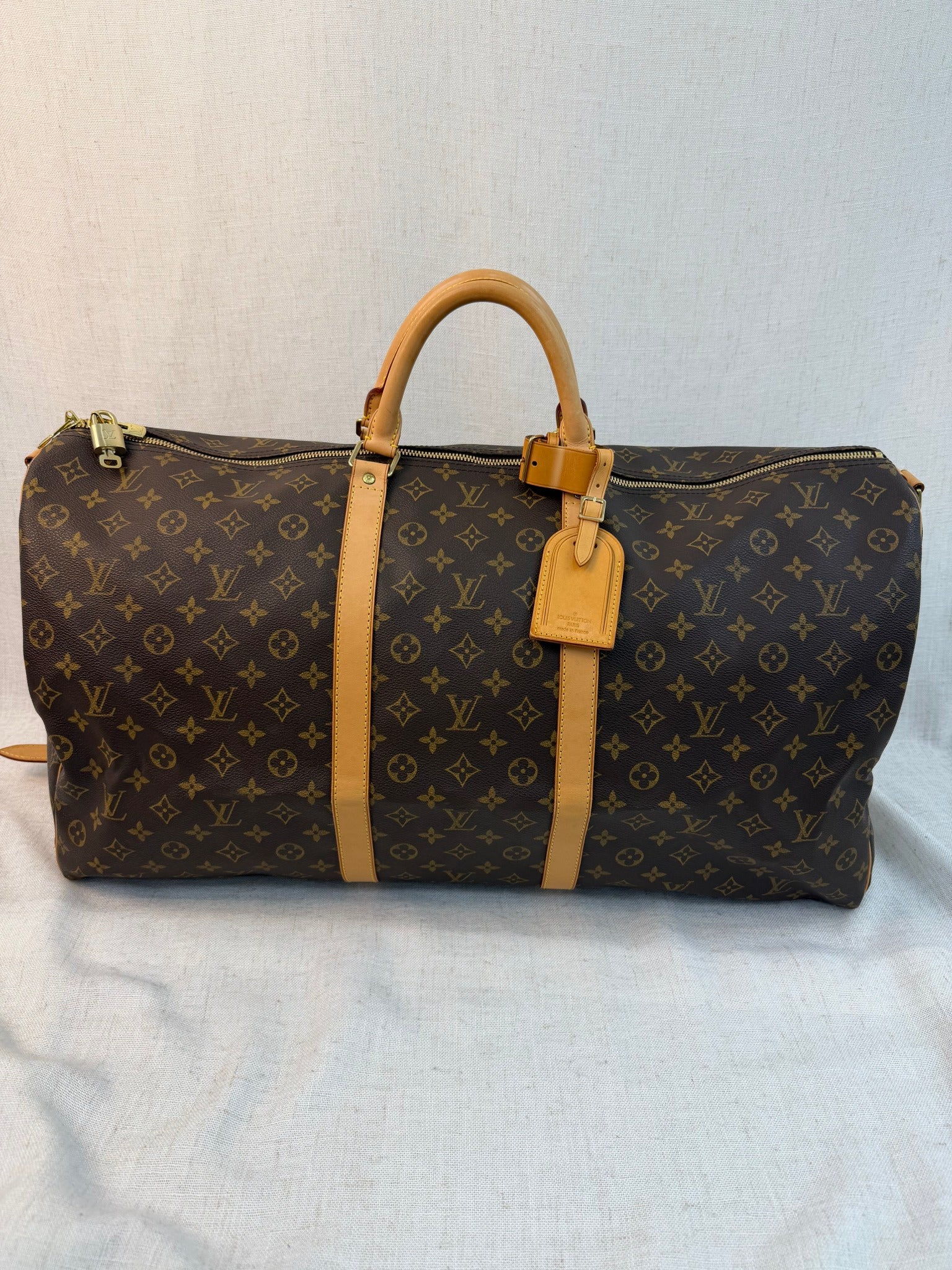 Louis Vuitton Monogram Keepall 60 Bandouliere Bag