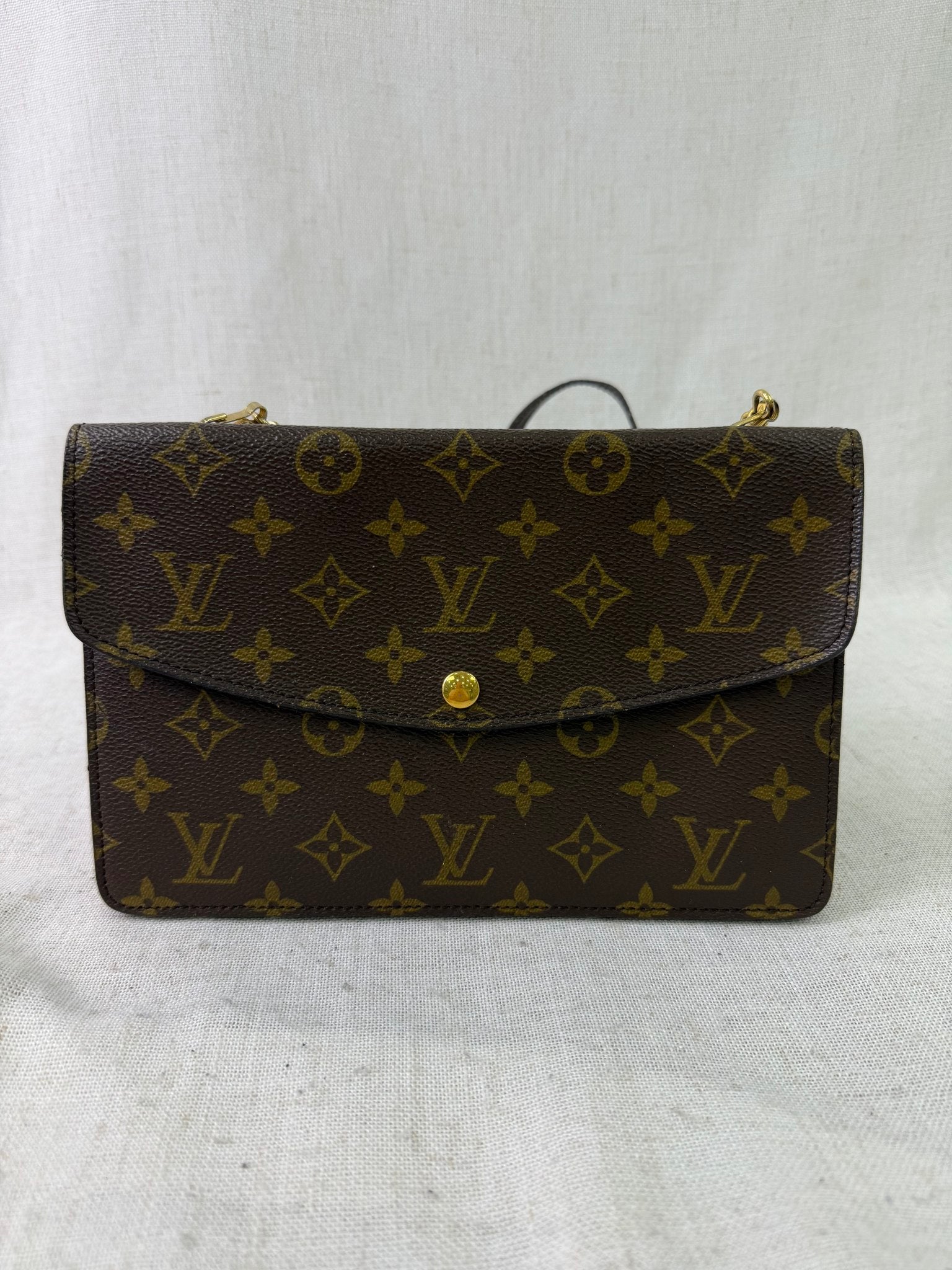 Louis Vuitton Monogram Double Rabat Shoulder Bag