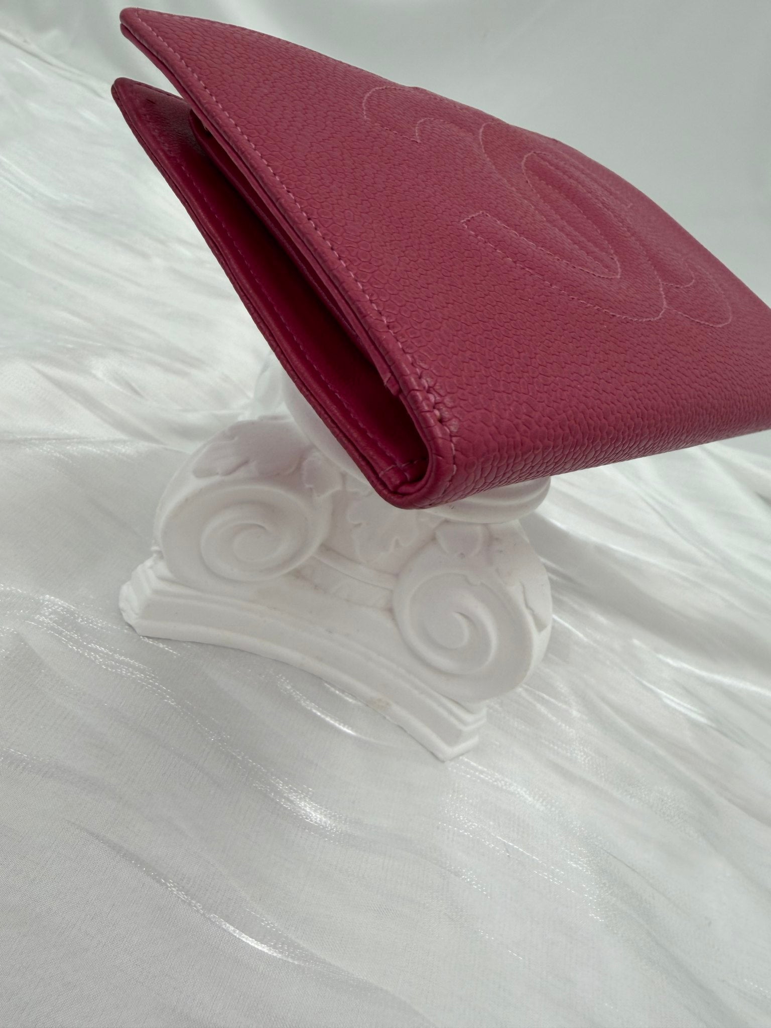 Chanel Pink Caviar Long Wallet 