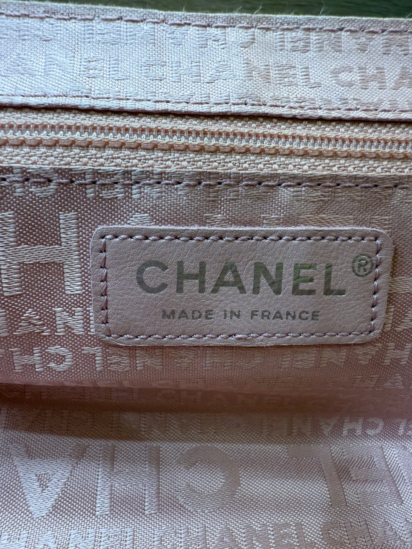 Chanel Pink Calfskin Quilted Accordion Flap Bag