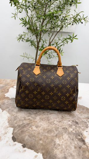 Louis Vuitton Monogram Speedy 30 Handbag