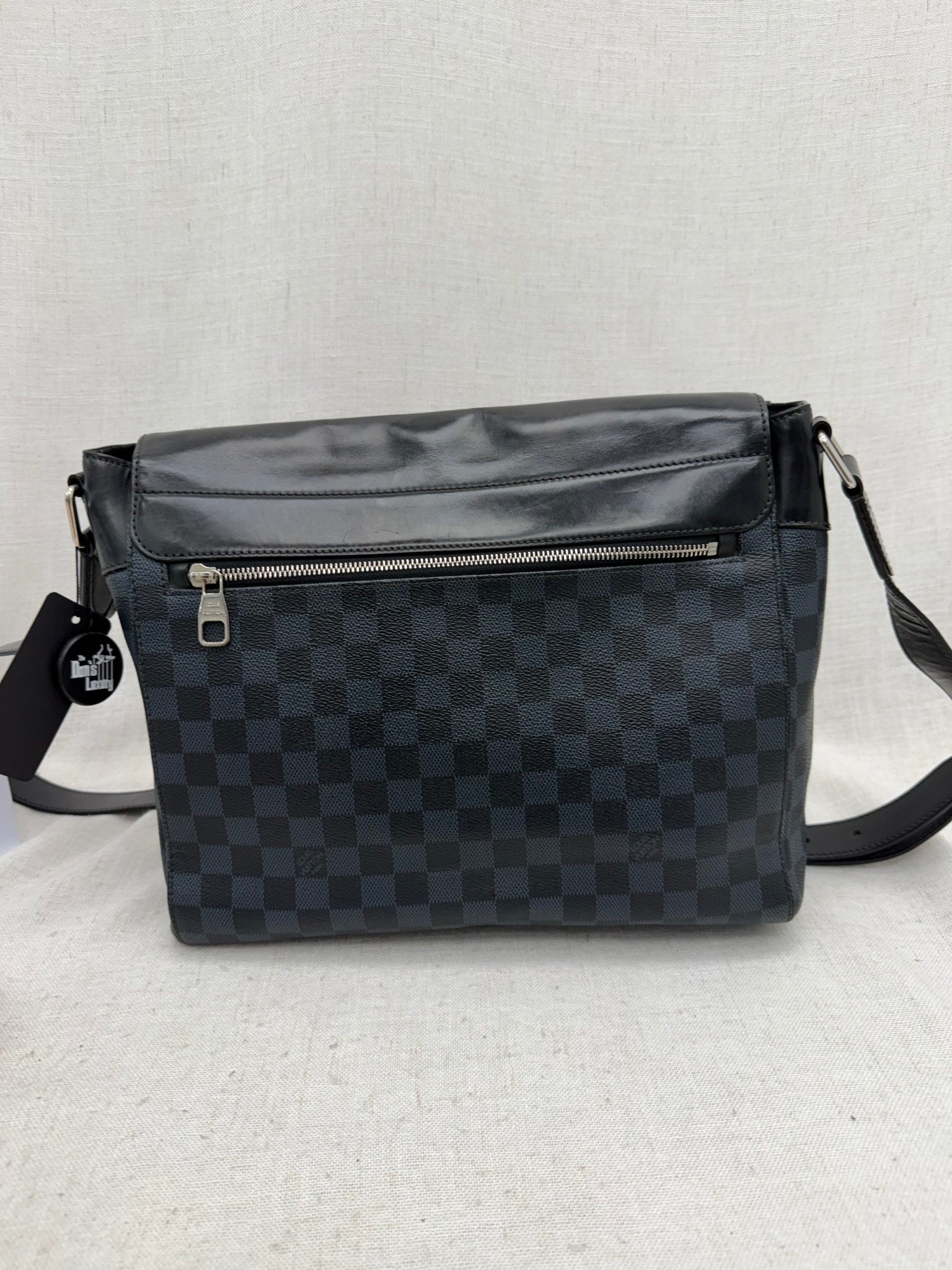 Louis Vuitton Damier Cobalt Newport MM Messenger Bag
