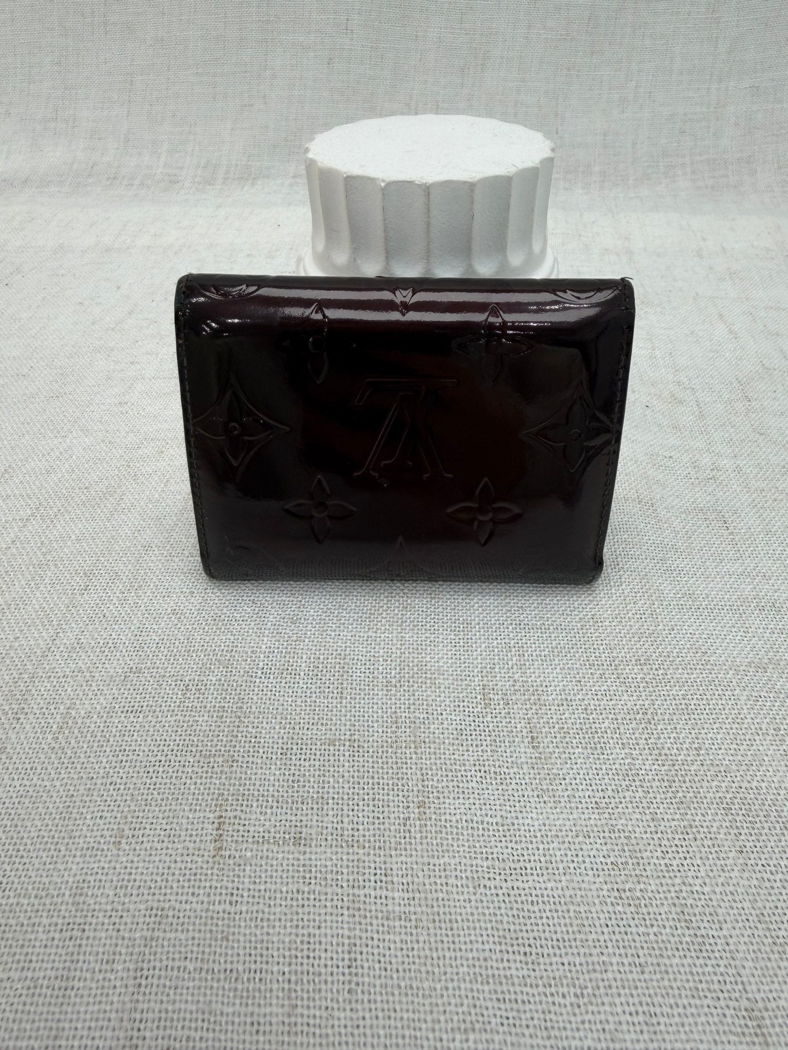 Louis Vuitton Amarante Vernis Compact Wallet