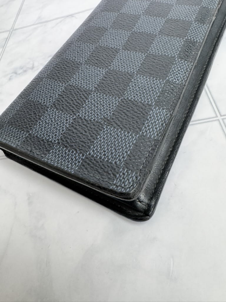 Louis Vuitton Damier Cobalt Brazza Long Wallet