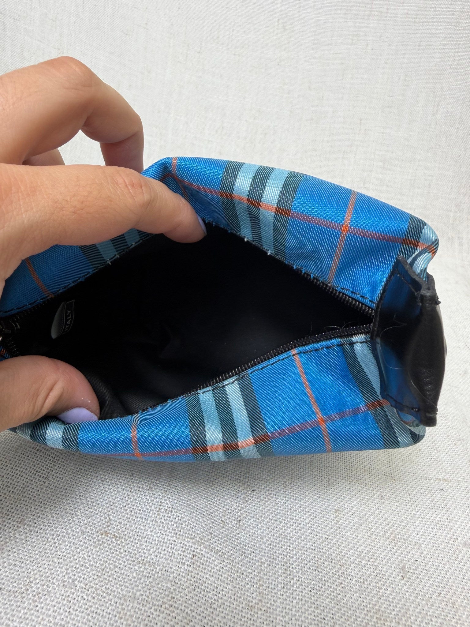 Burberry Blue Nova Check Mini Handbag 