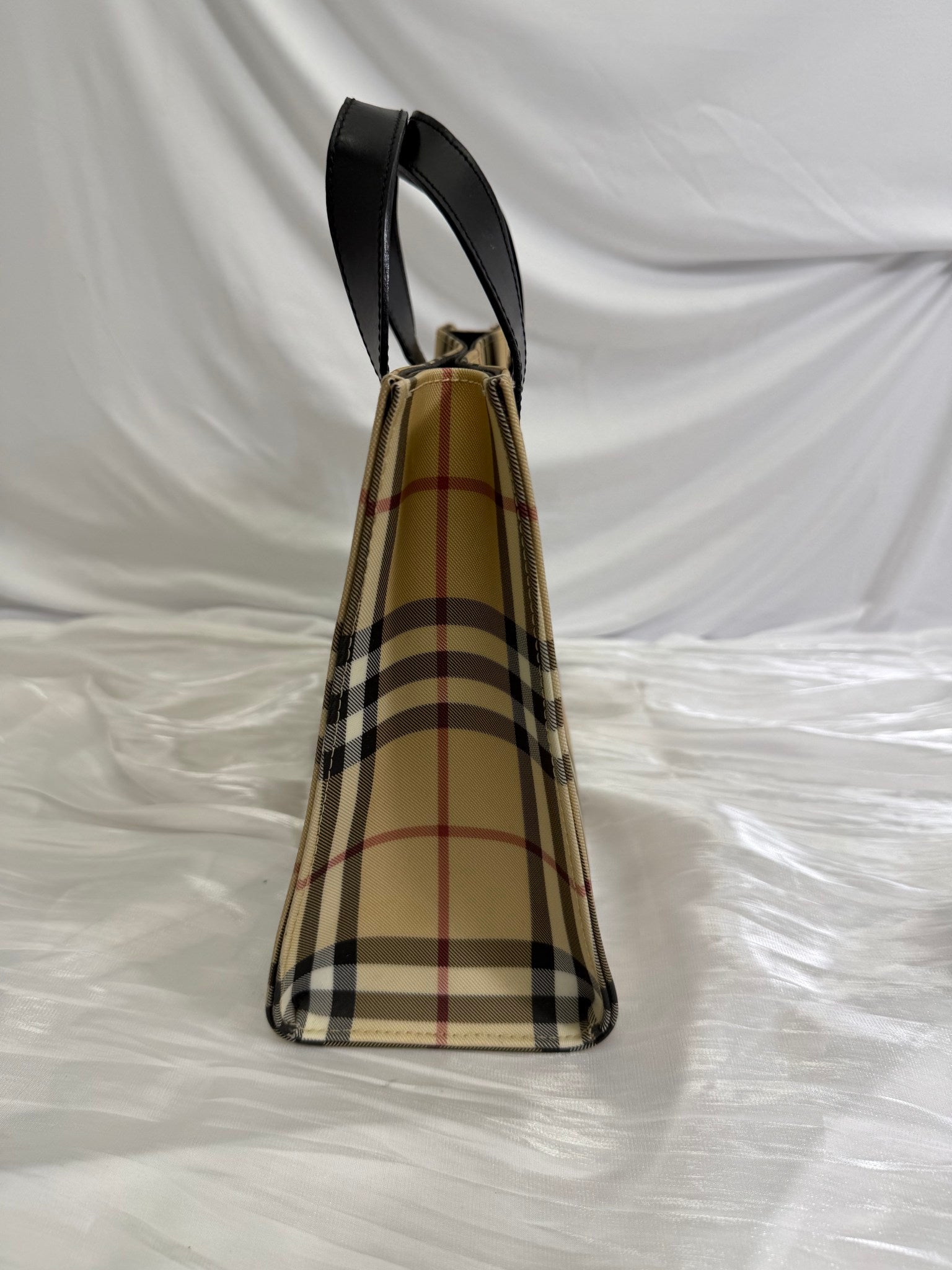 Burberry Beige Nova Check Tote Bag