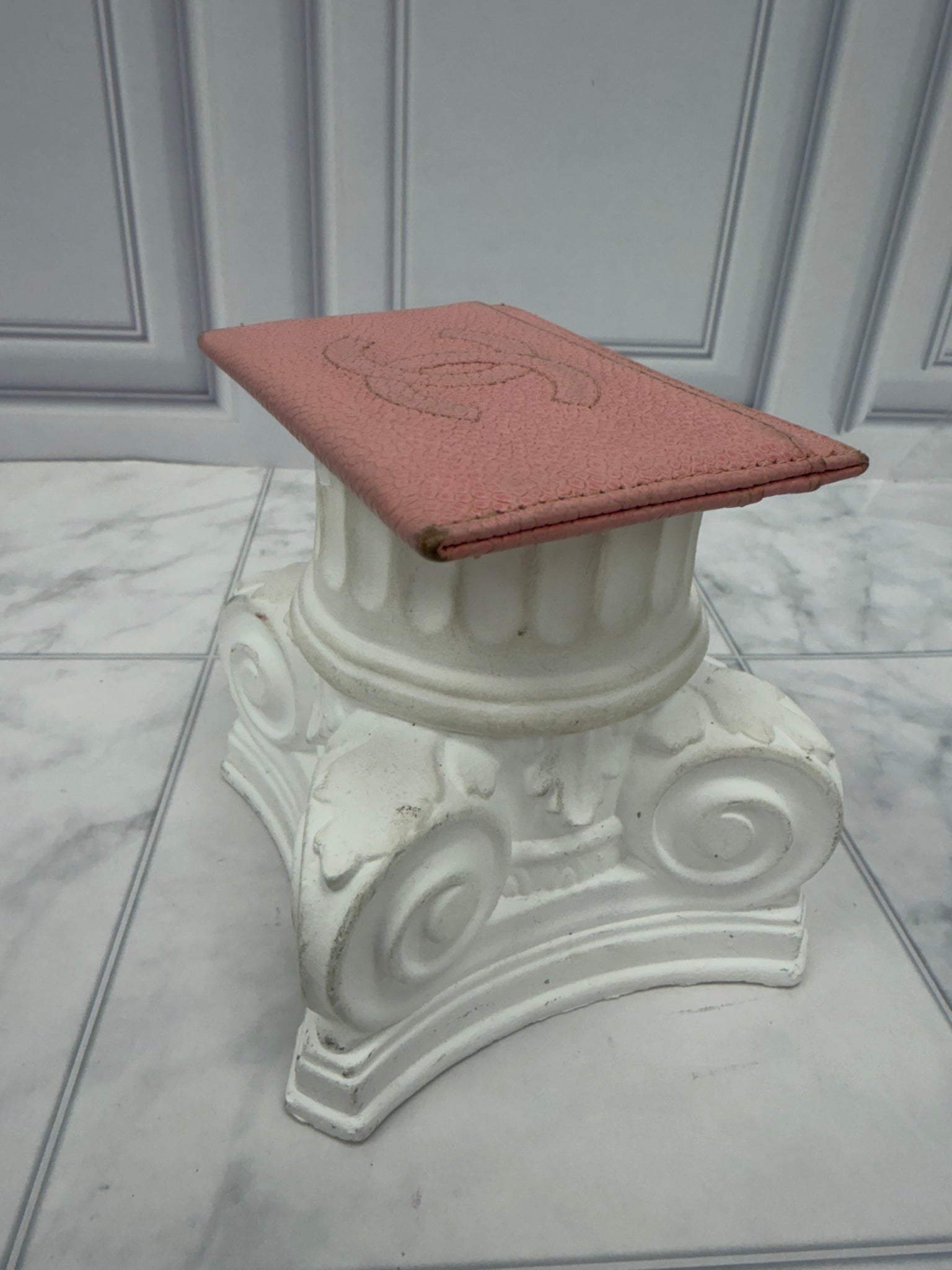 Chanel Pink Caviar Leather Card Case