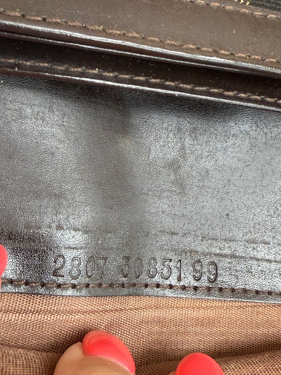 Fendi Zucca Brown Canvas Long Wallet