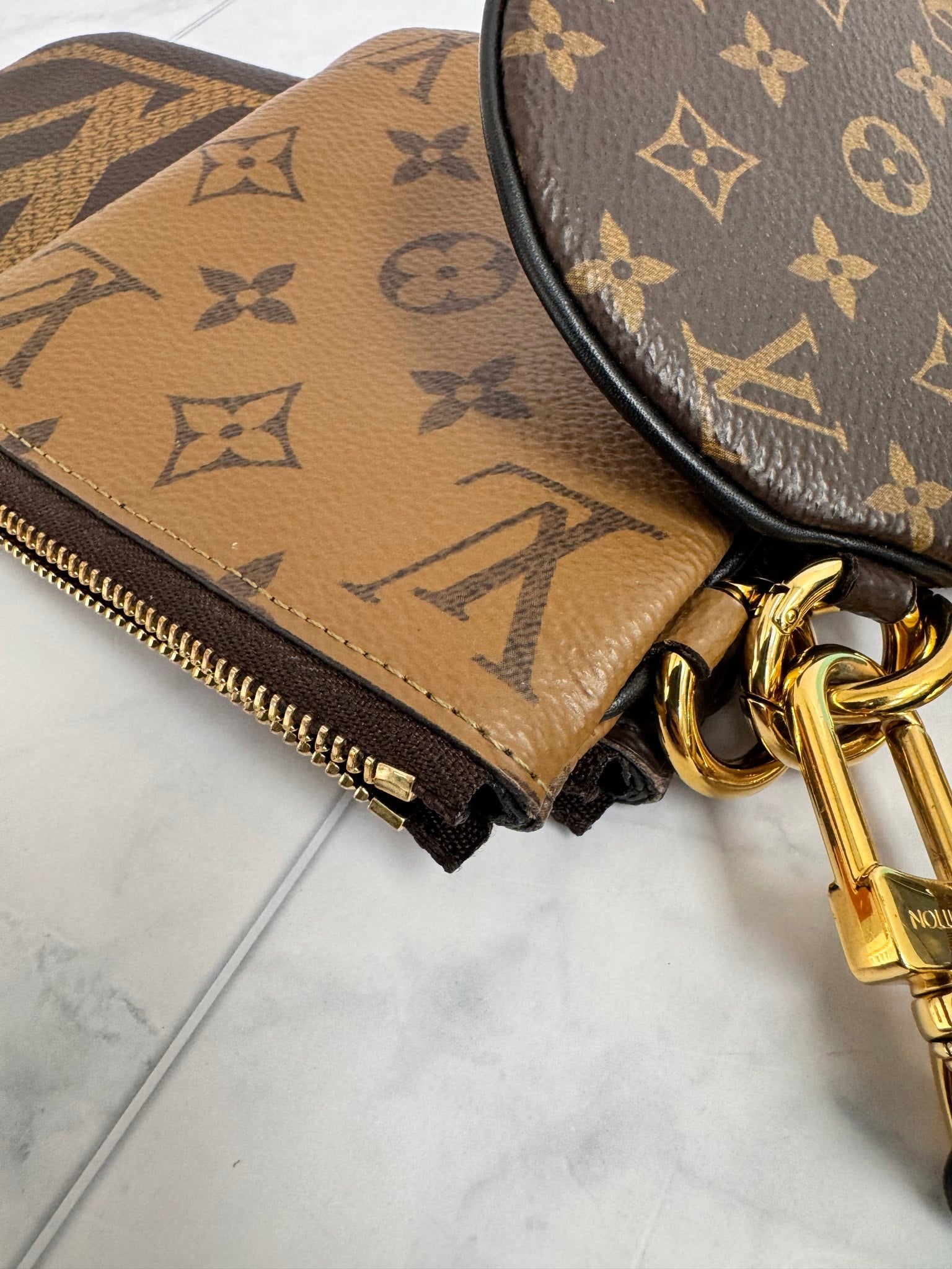 Louis Vuitton Reverse Monogram Pochette Trio Set