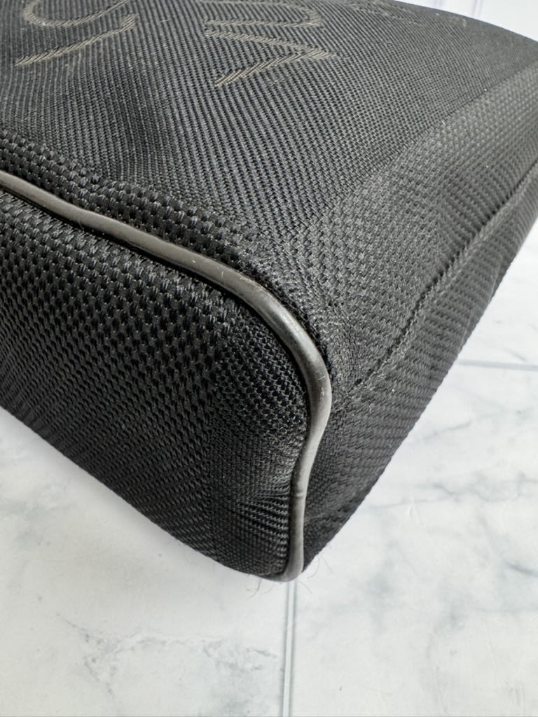 Louis Vuitton Black Canvas Damier Geant Citadin Crossbody Bag