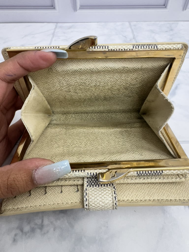 Louis Vuitton Damier Azur French Wallet