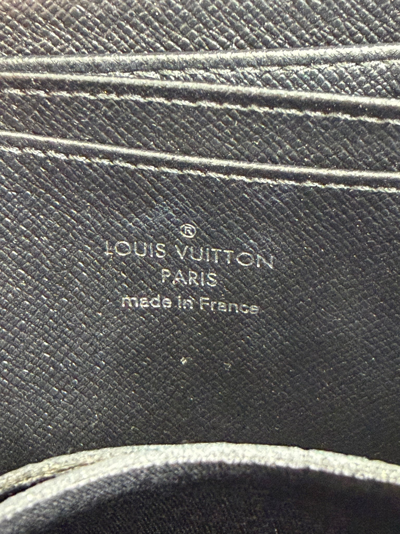 Louis Vuitton Black Epi Zippy Compact Wallet  