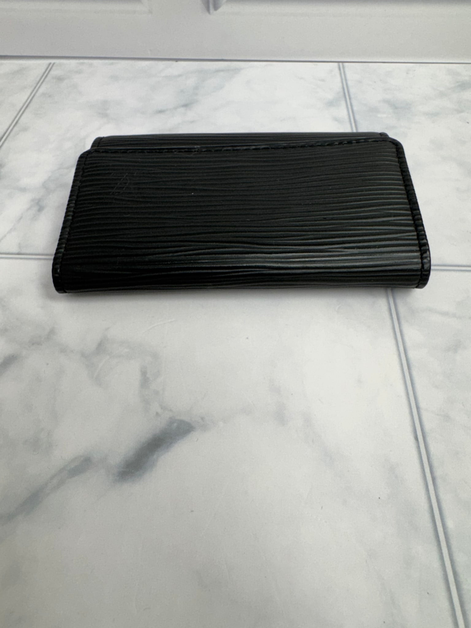 Louis Vuitton Black Epi Key Case