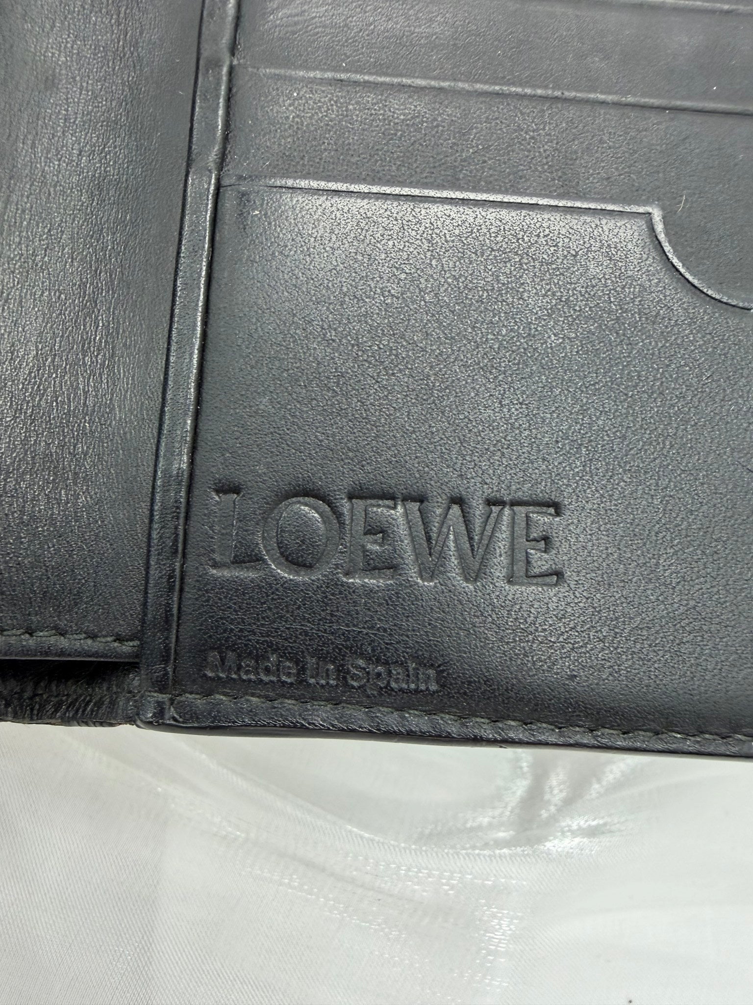 Loewe Brown Leather Anagram Bifold