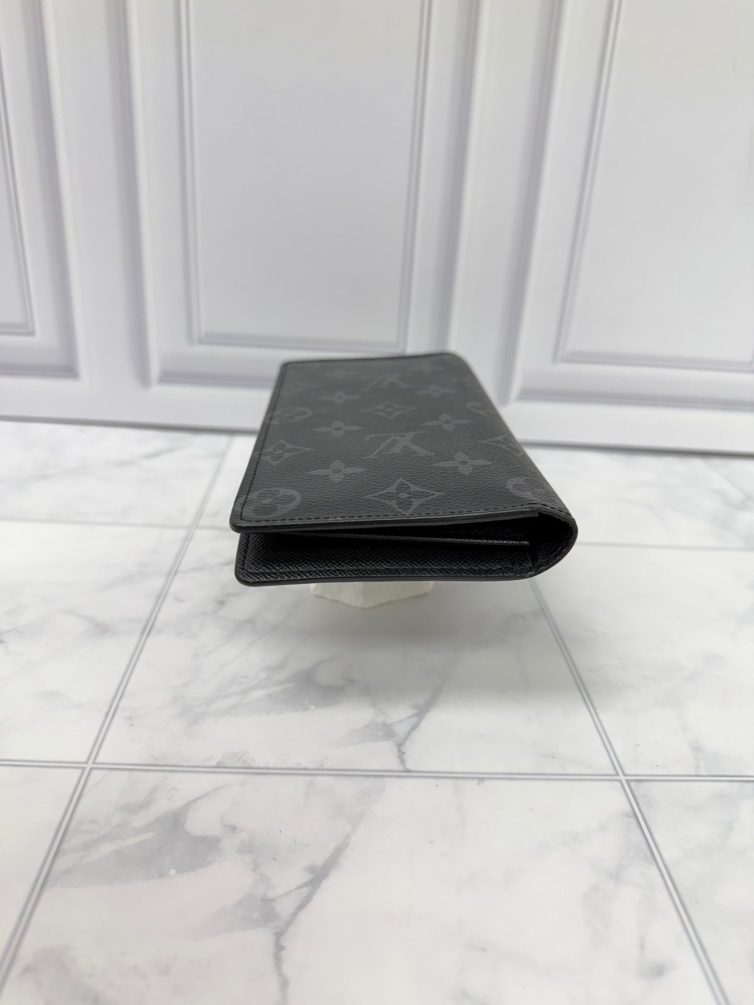 Louis Vuitton Monogram Eclipse Brazza Wallet 