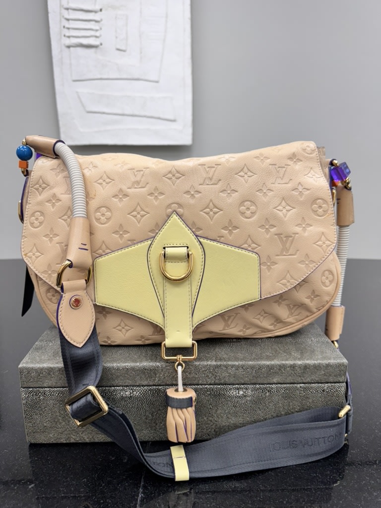Louis Vuitton Beige Monogram Limited Edition Underground Messenger Bag