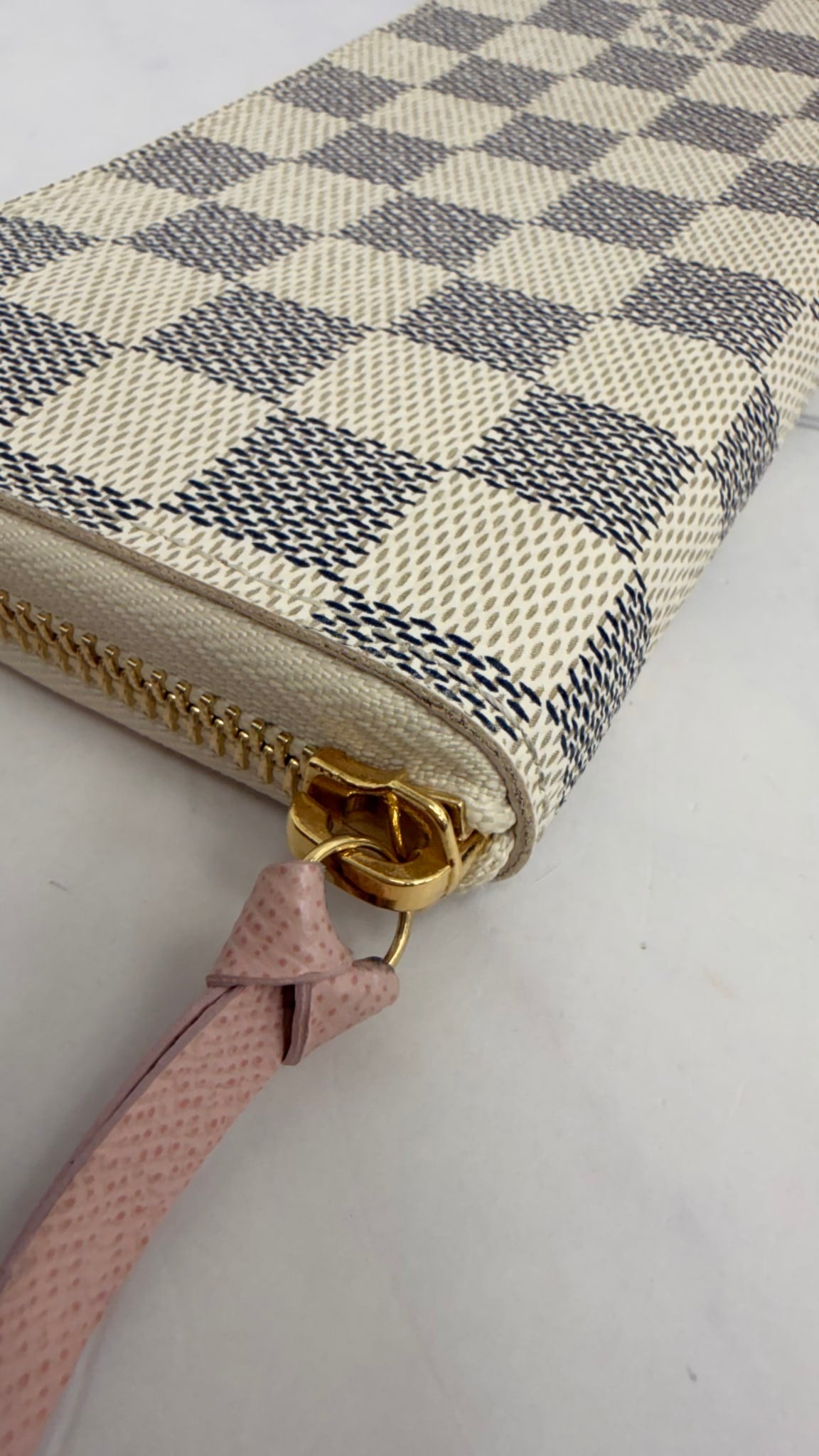 Louis Vuitton Damier Azur Zippy Long Wallet 