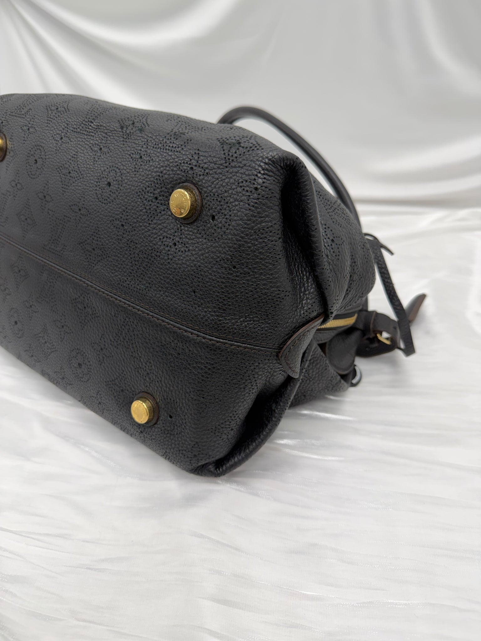 Louis Vuitton Black Mahina Galatea Handbag