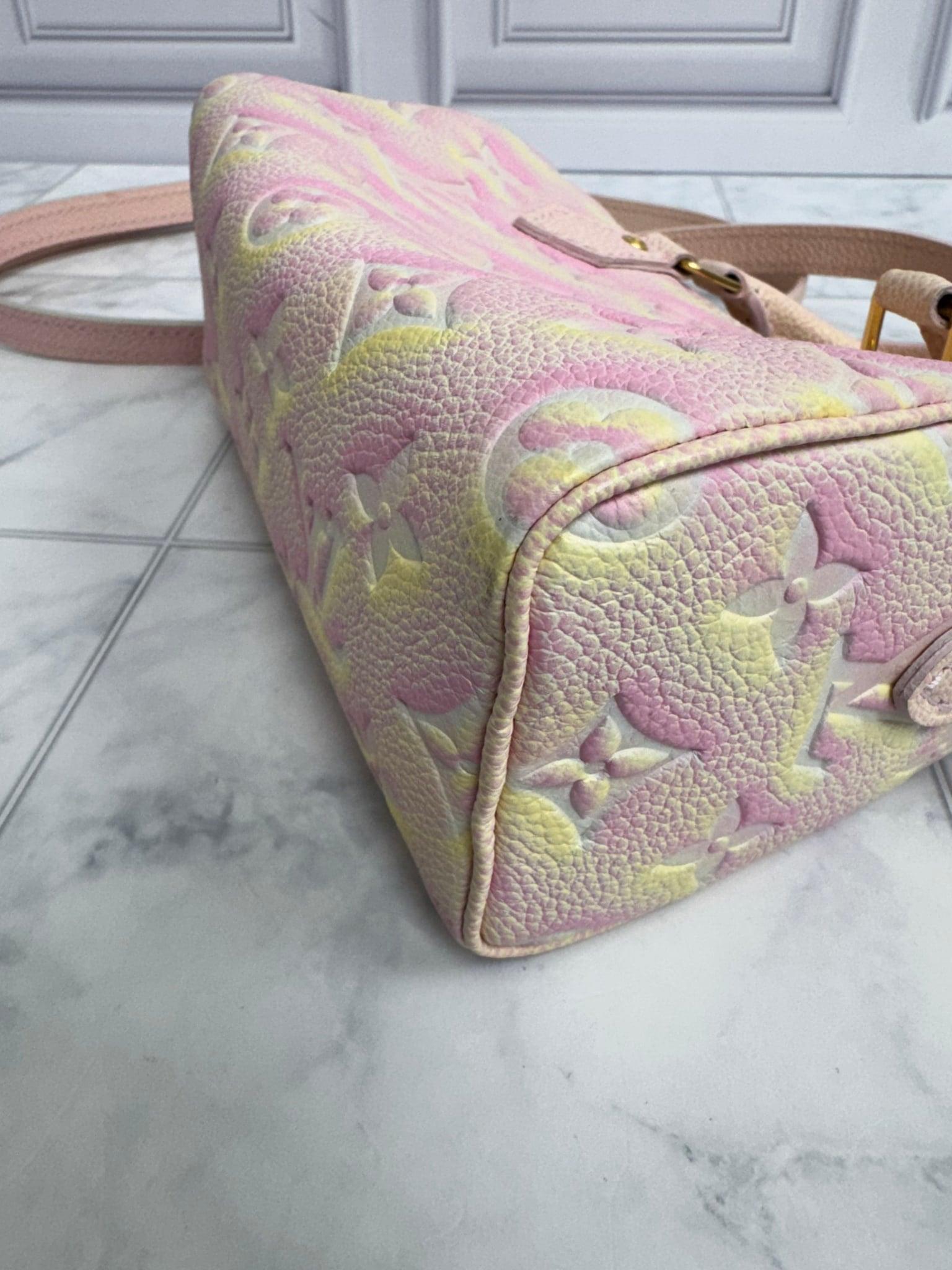 Louis Vuitton Monogram Empreinte Stardust Nano Speedy